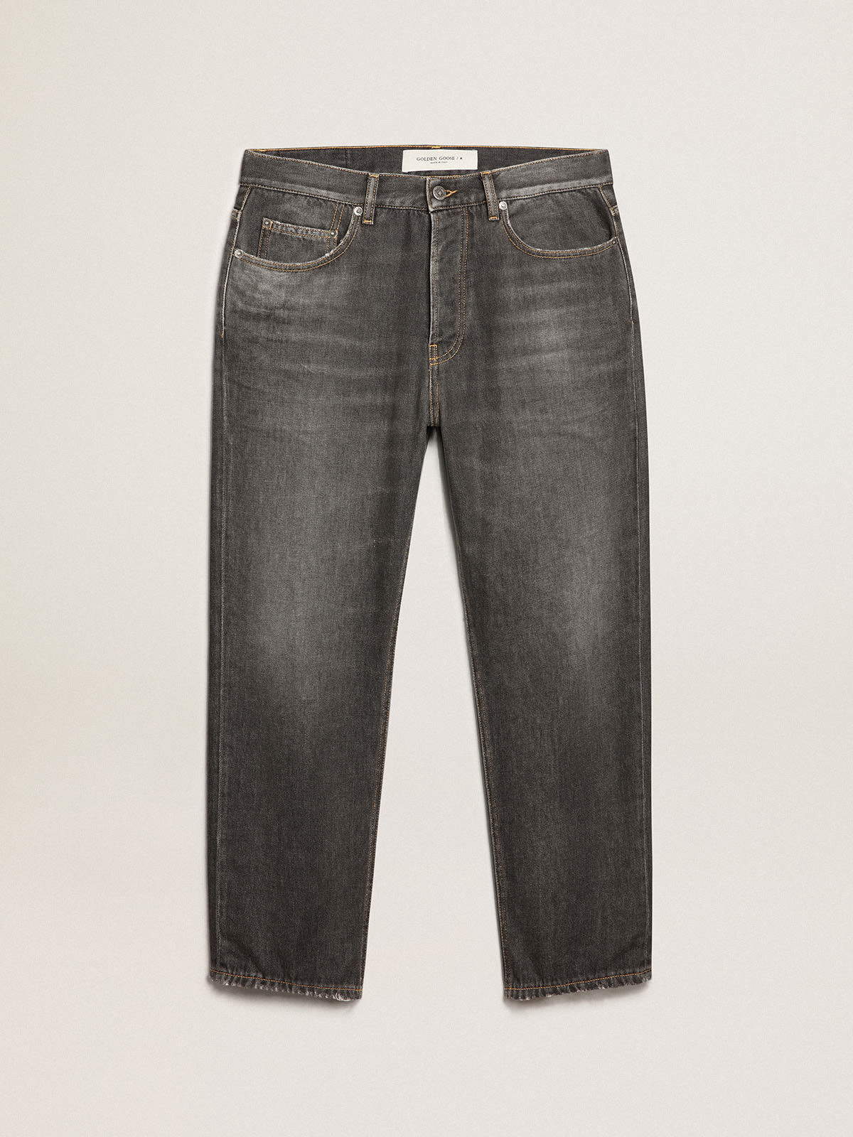 Journey Collection stonewashed-effect black Cory jeans