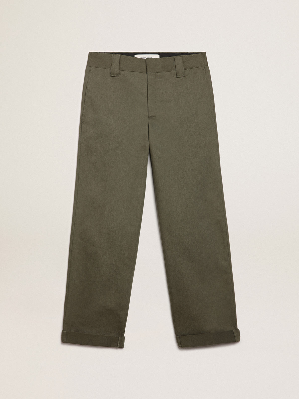 Golden Goose - Military-green Golden Collection chinos in 