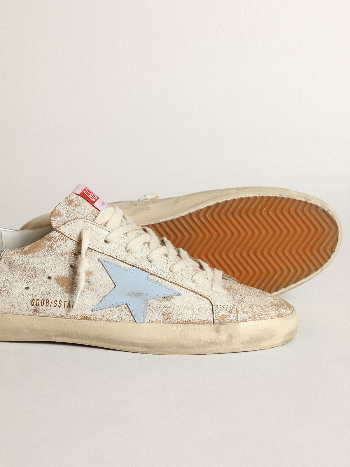 Golden goose light blue 2024 sneakers