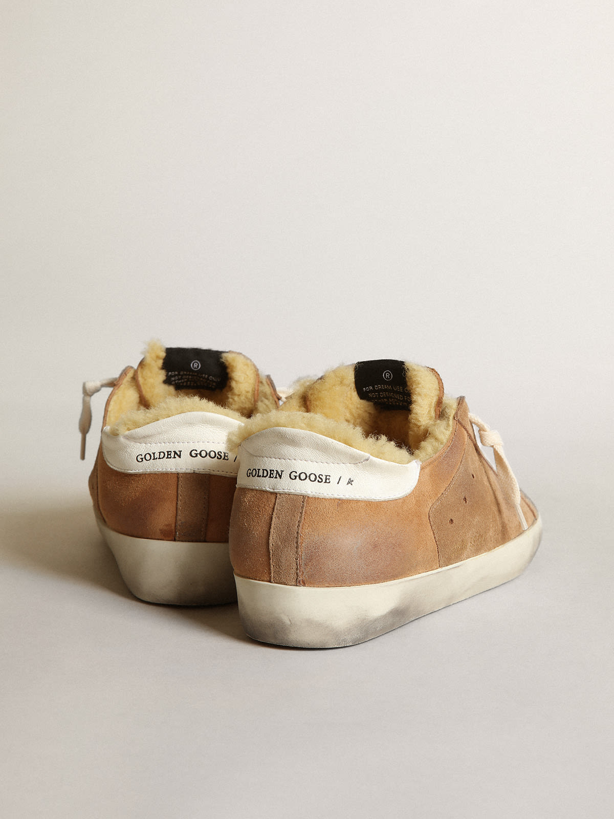 Golden Goose - Super-Star LTD with a perforated star and shearling lining   in 