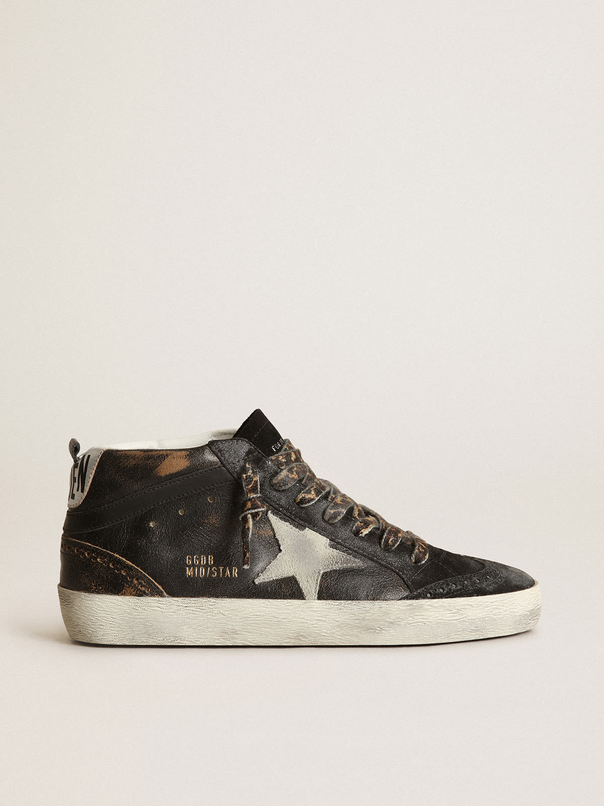 Golden goose best sale mid star black