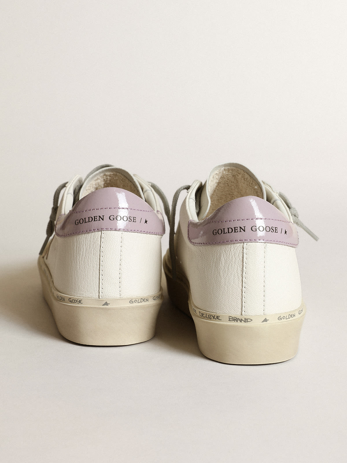 Golden goose white hi hot sale star