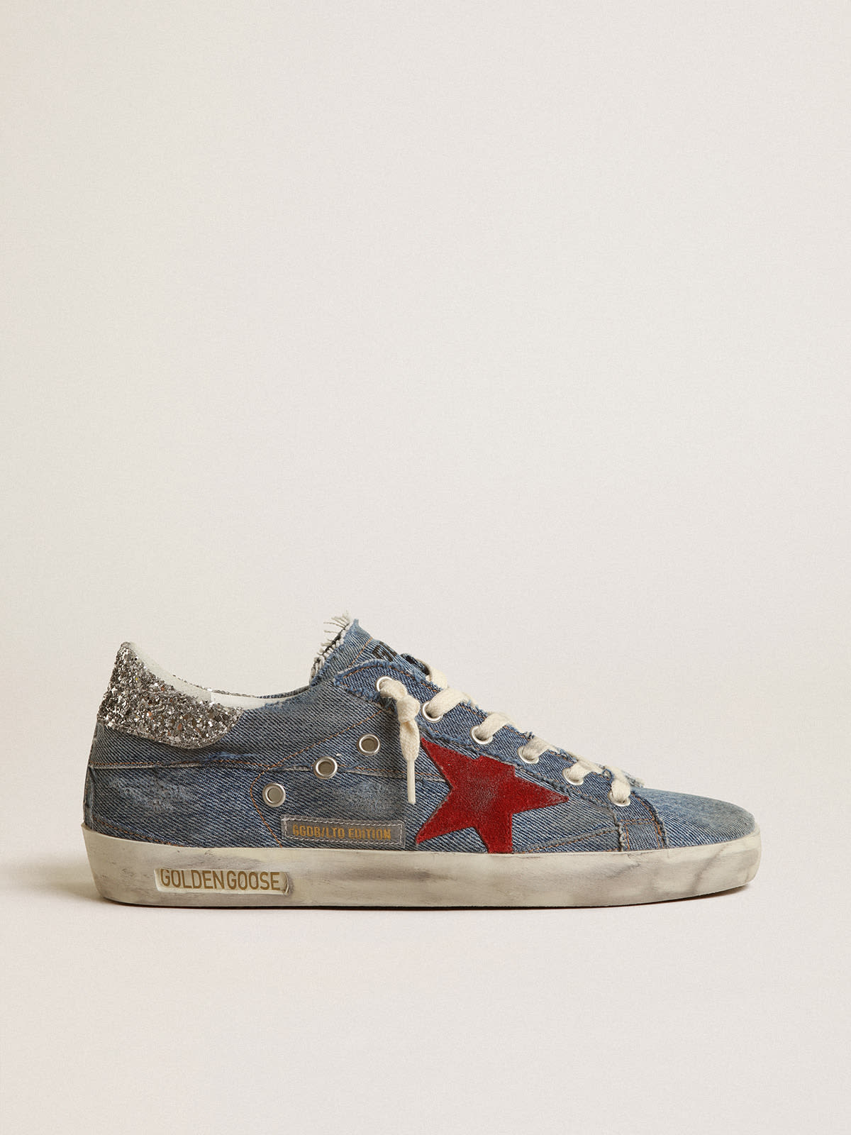 Golden goose cheap denim shoes