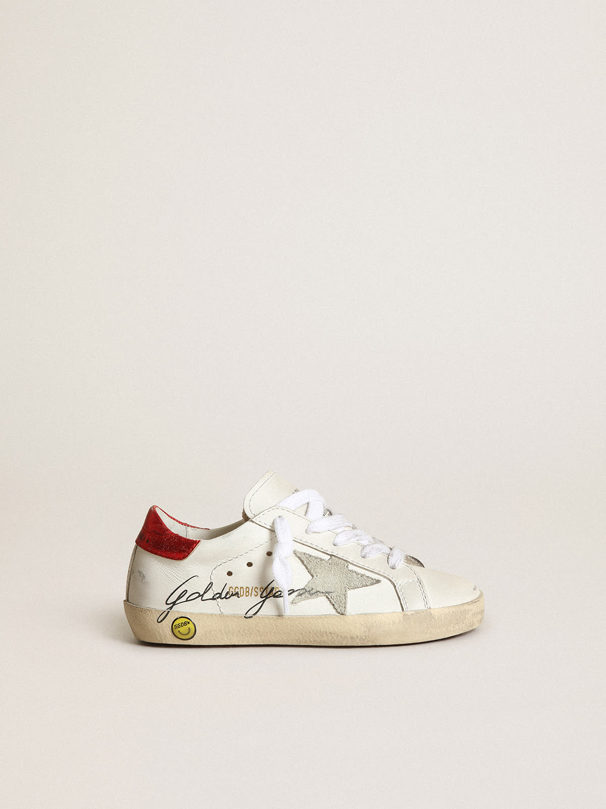 Young Super-Star with gray suede star | Golden Goose