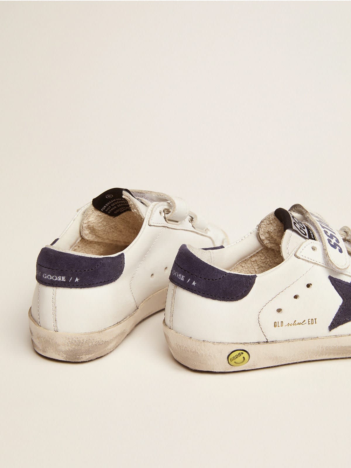 Golden Goose - Old School with dark blue inserts in suede in 