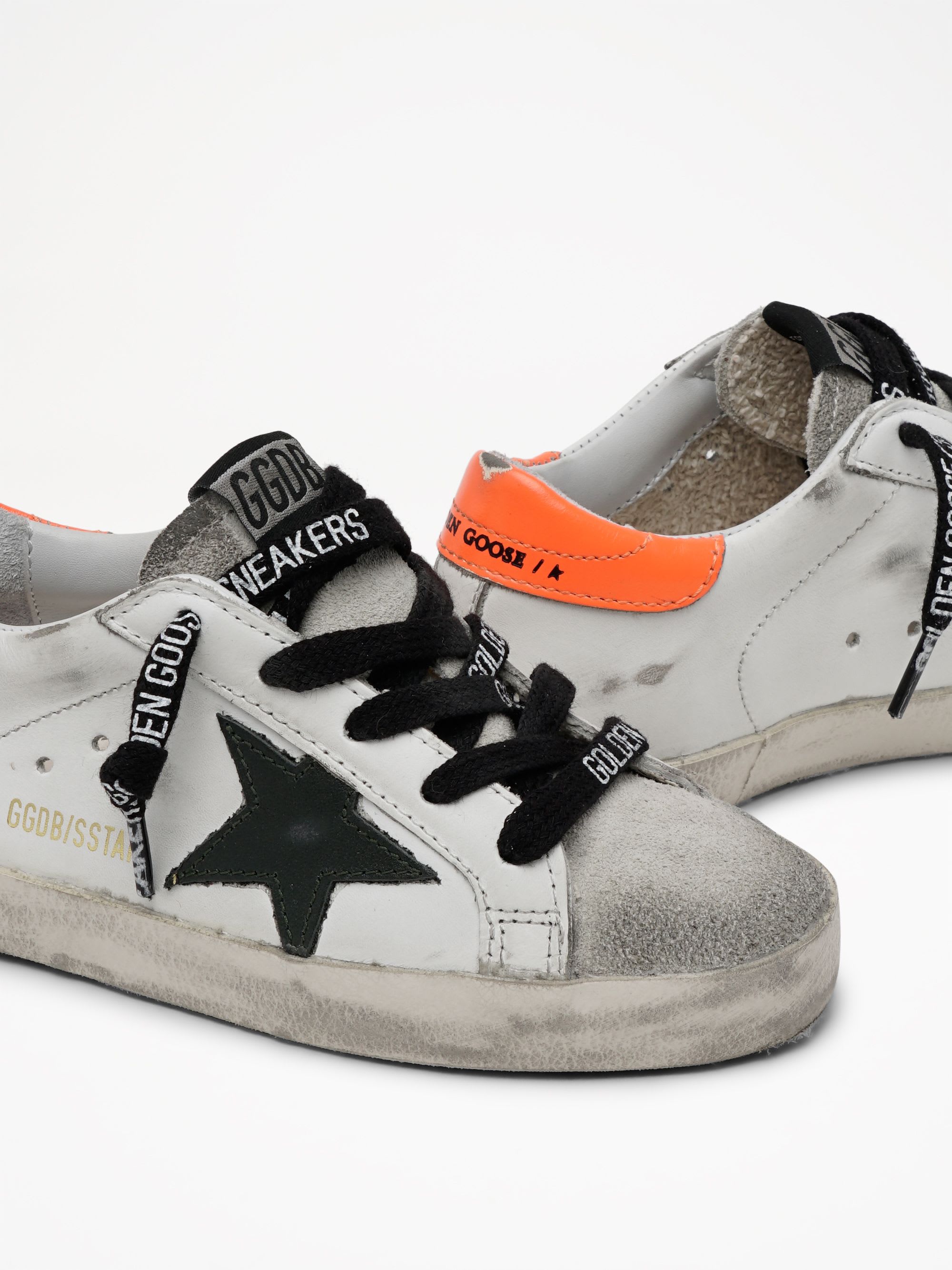 Golden goose etoile orange sale