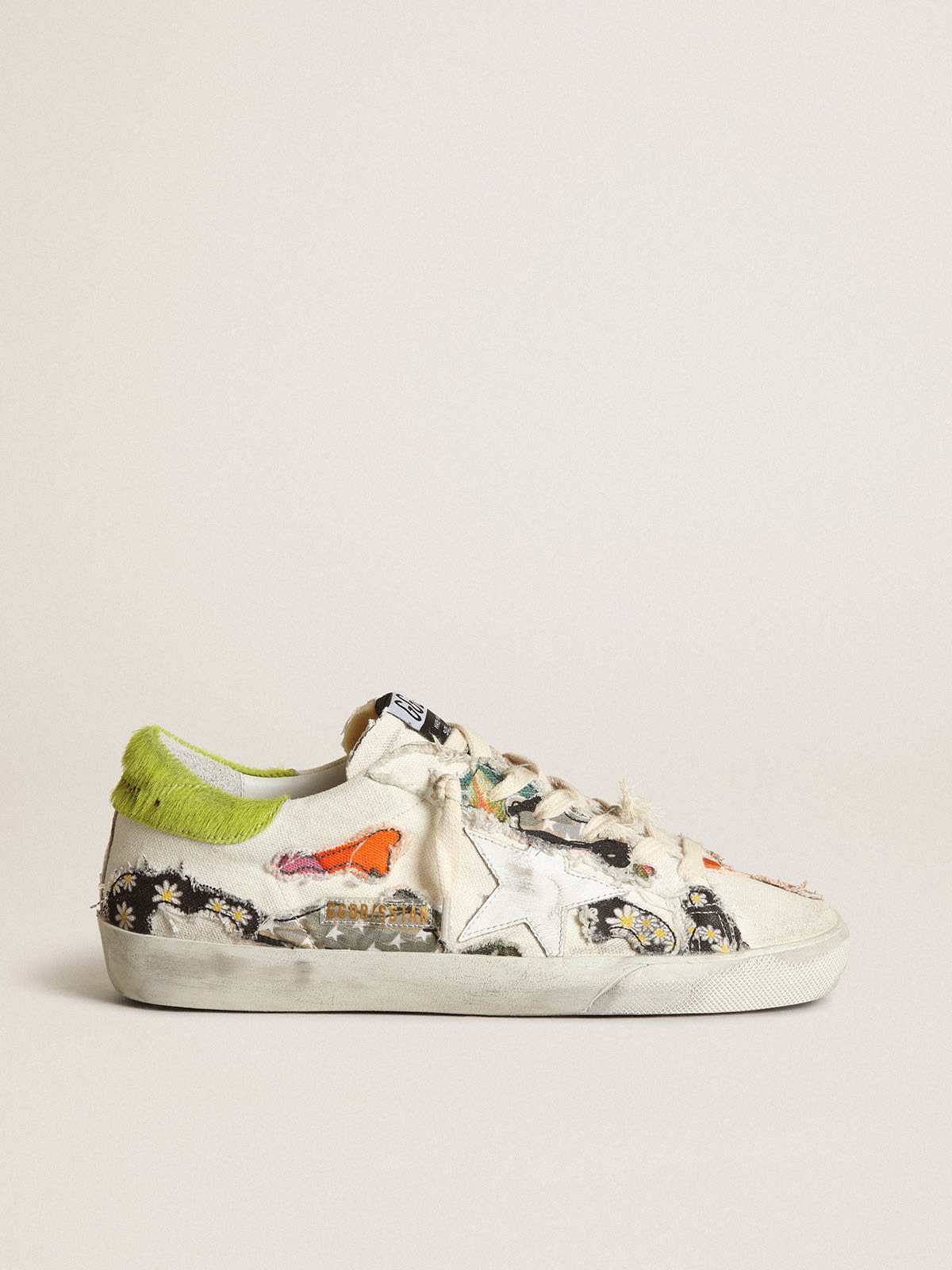 Super-Star LAB de mujer con y estrella de piel blanca | Golden Goose