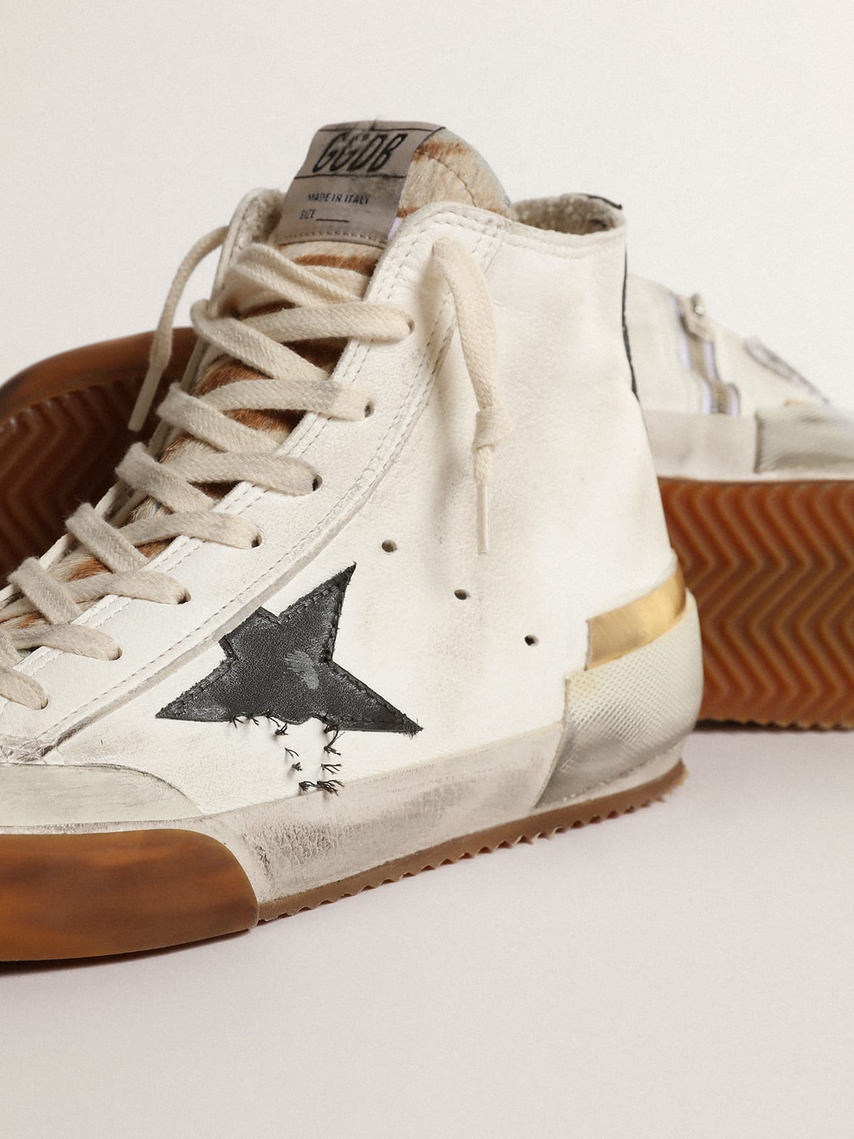 Golden Goose - Women’s optical-white Francy Penstar LAB with ripped star in 
