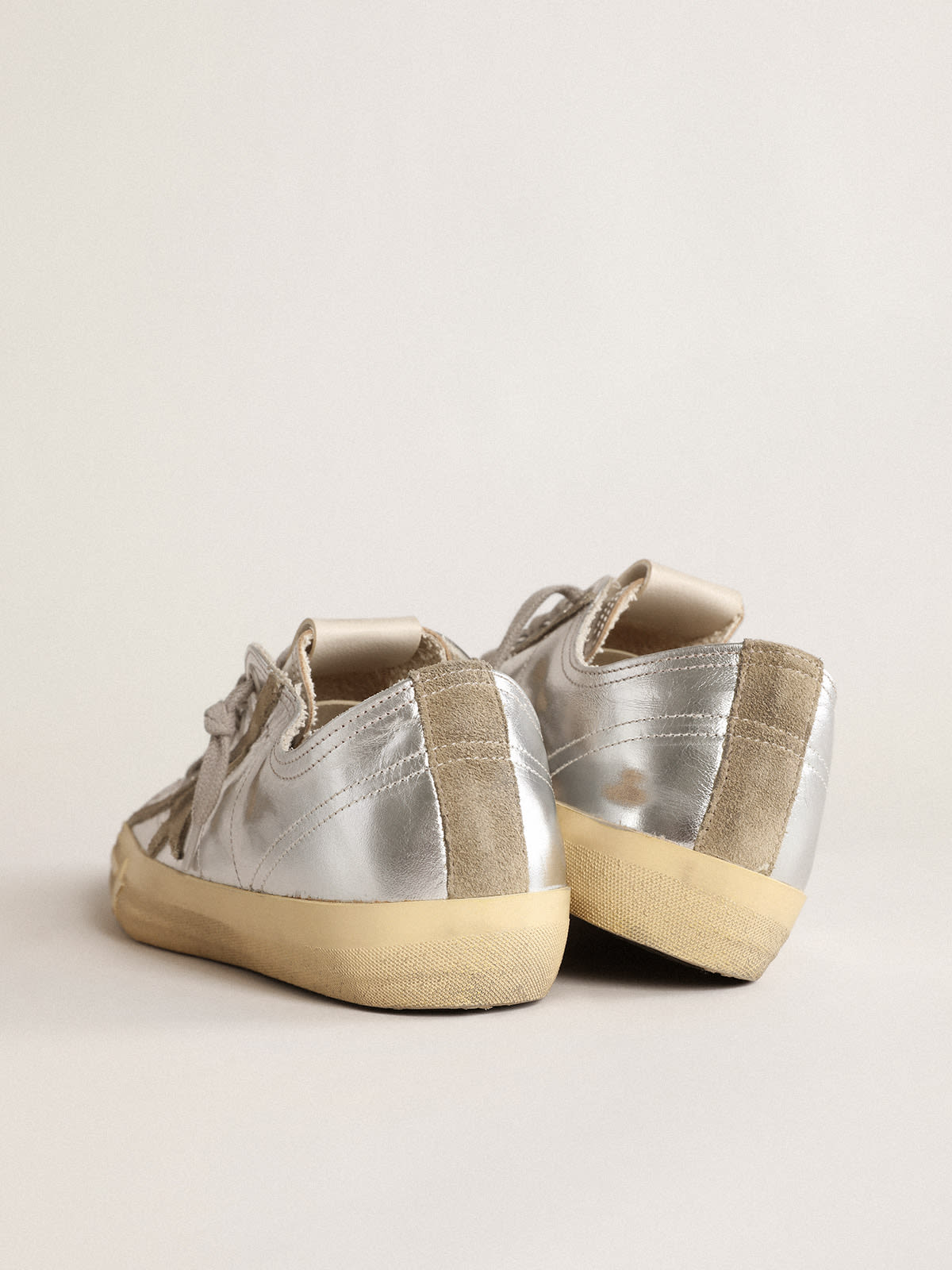 Metallic golden goose on sale sneakers