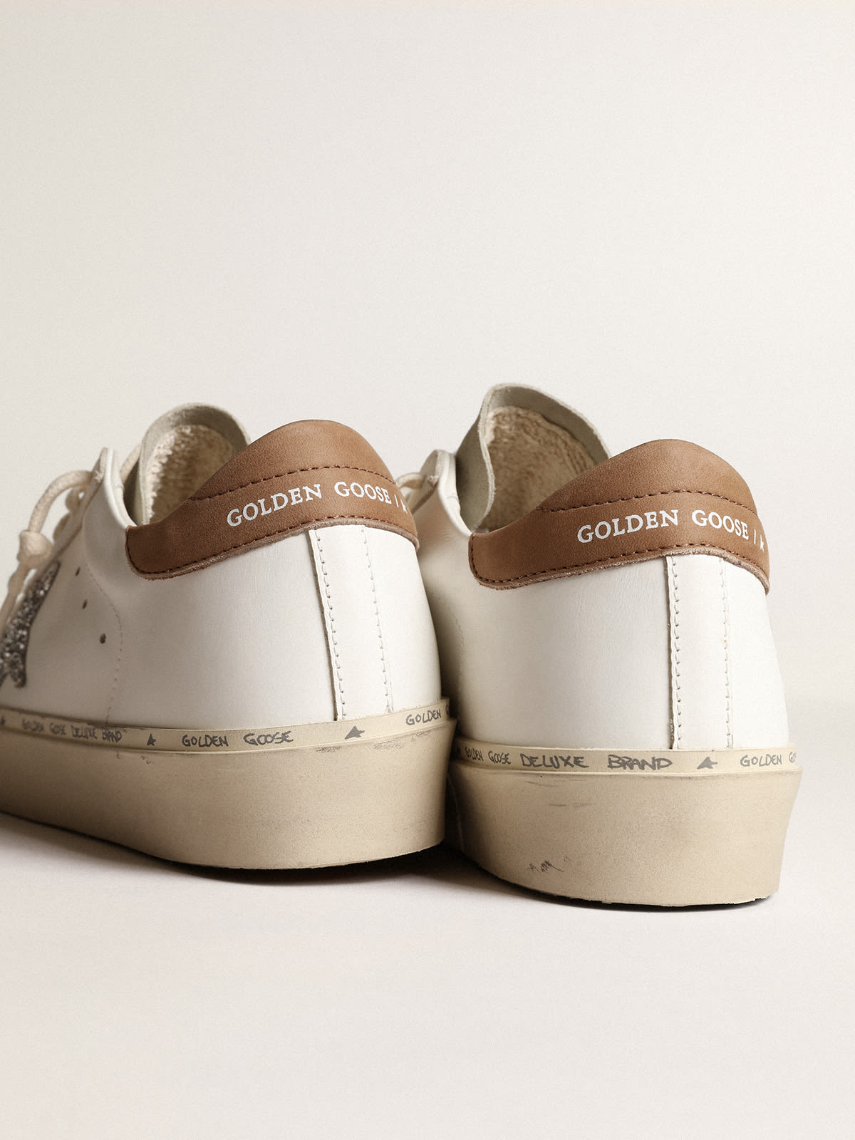 Golden goose hi star hot sale silver