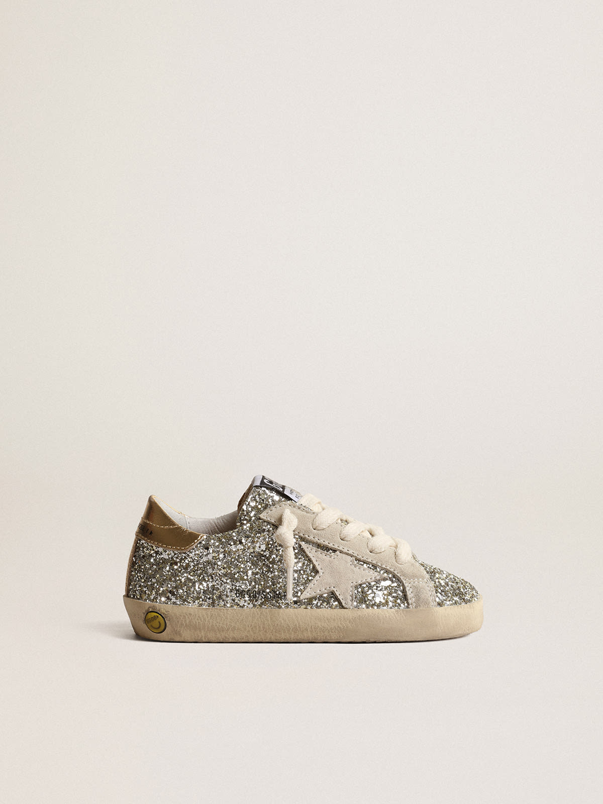 Superstar on sale paillette dore