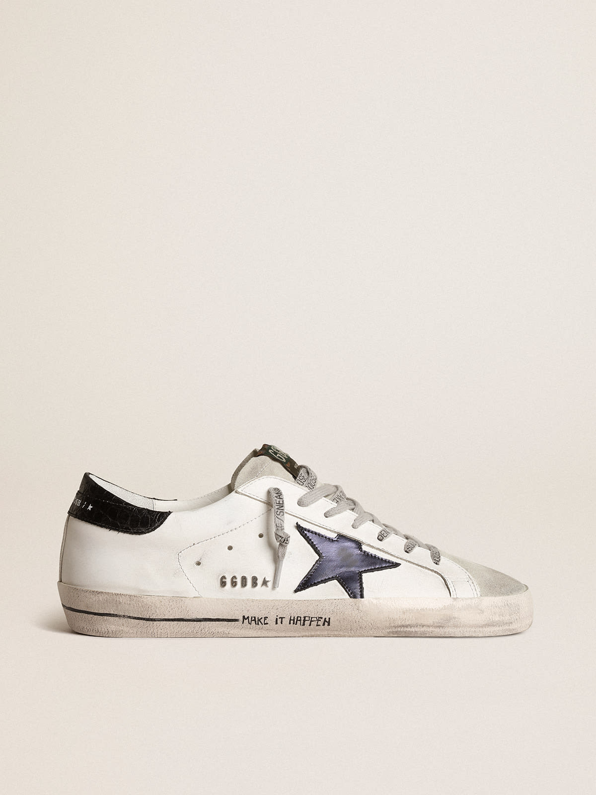 Men's Super-Star with glitter star and heel tab