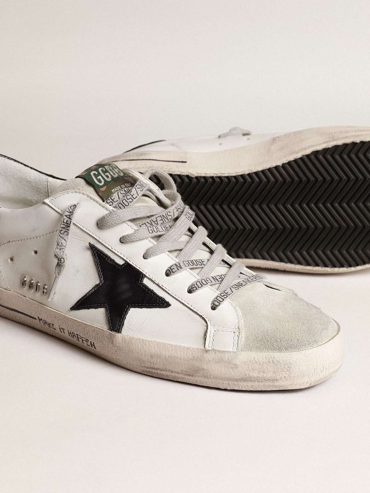 Golden goose deluxe store brand superstar metallic sneaker