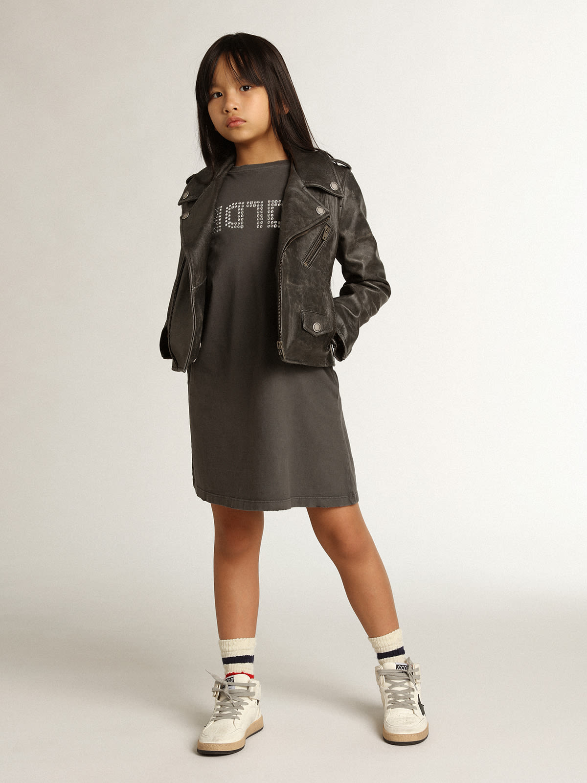 Set of 6 Grey Golden Muse Short Dress (S, M & L)