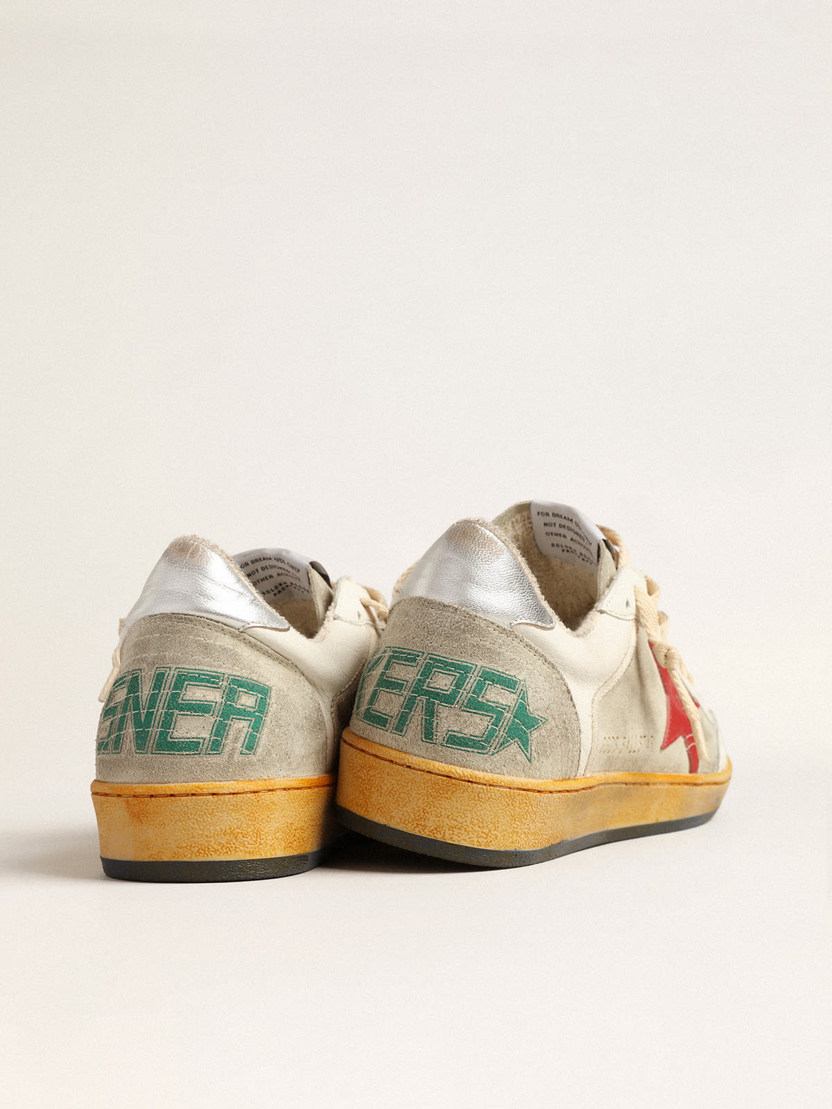 Golden goose sneakers with best sale red star