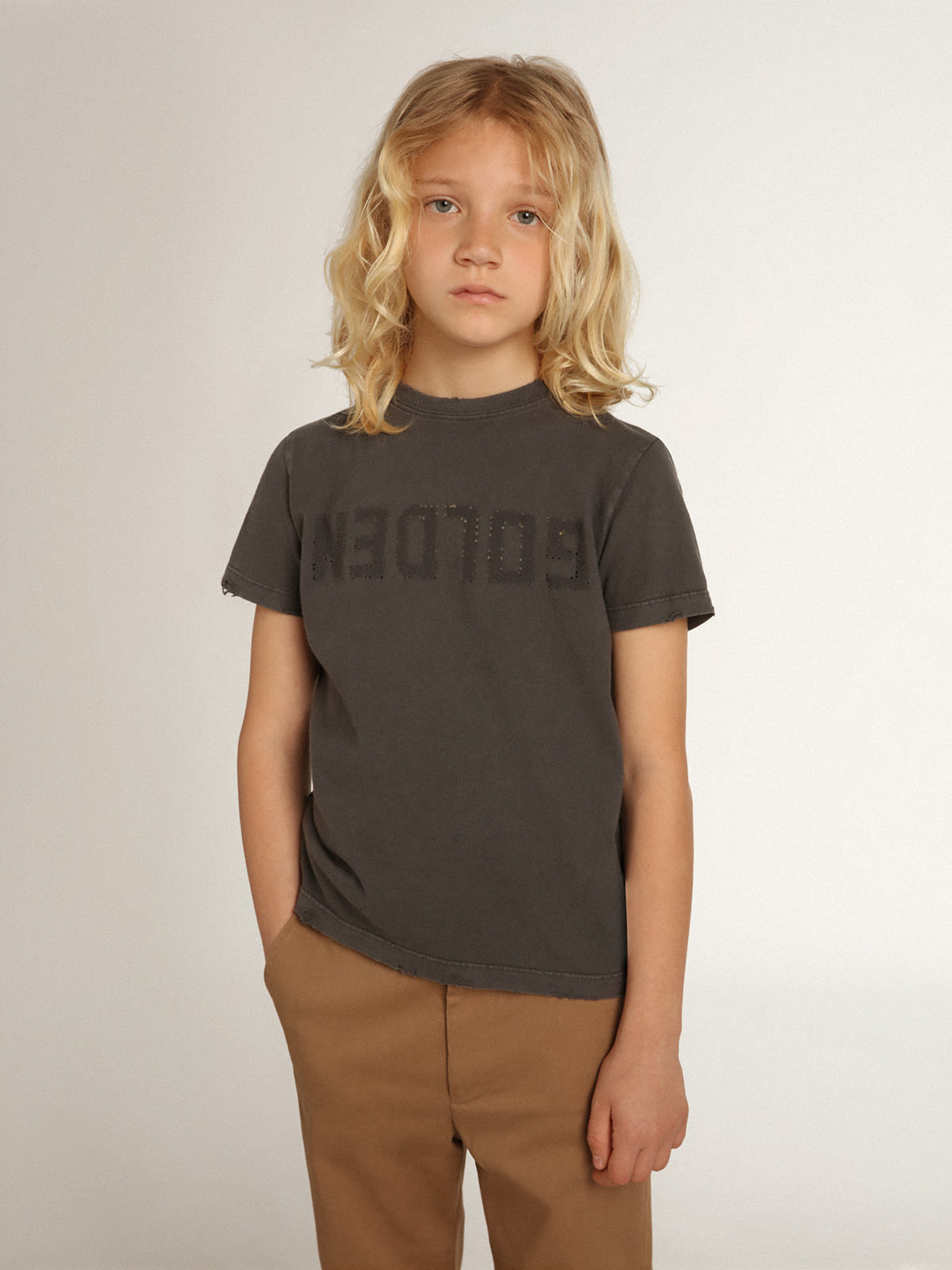 Boys Brown Shirt 