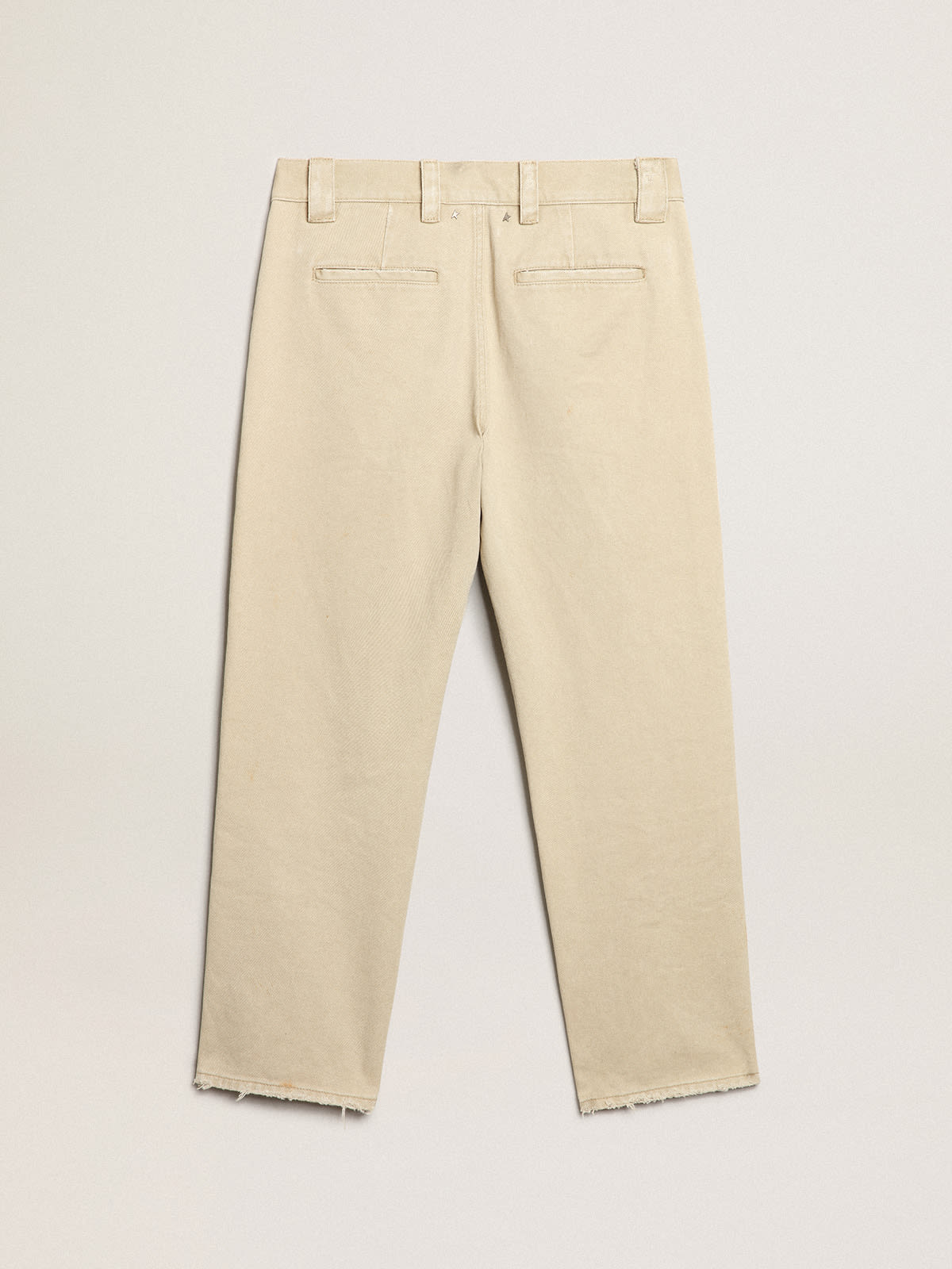 Golden Goose - Cotton pants in beige mix in 