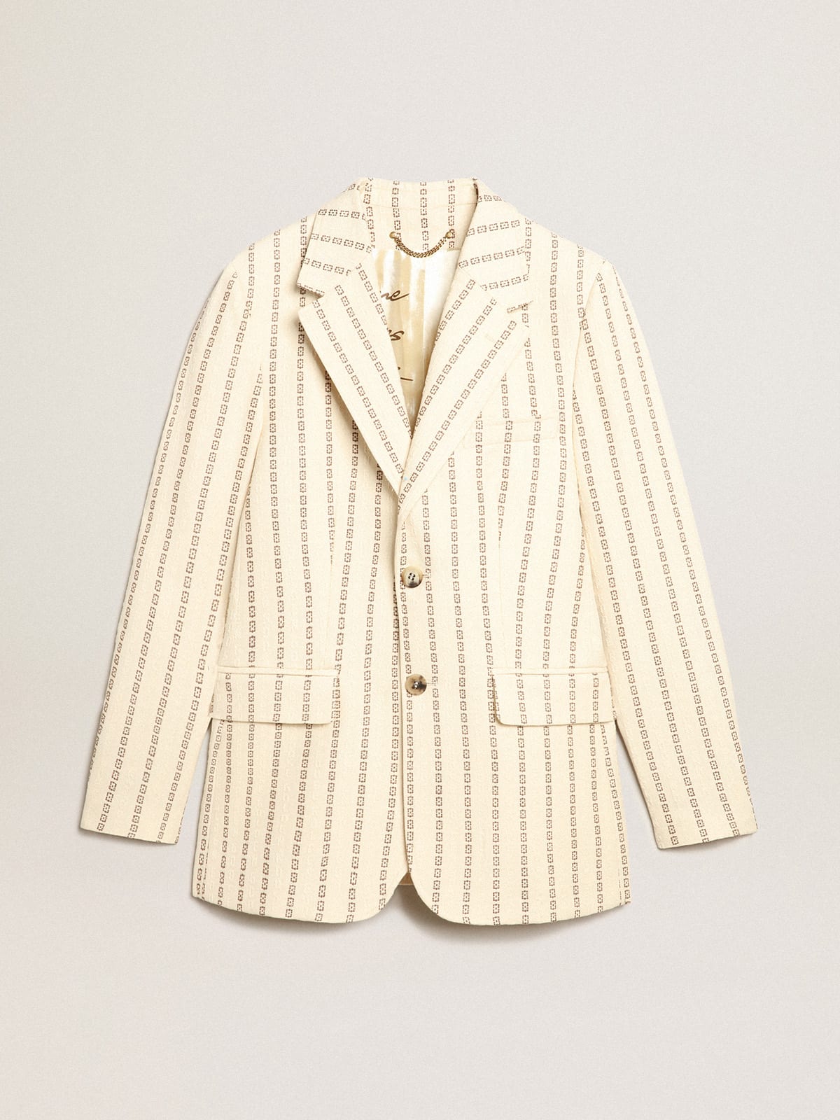 Single-Breasted Tailored Jacquard Jacket - Men - Ready-to-Wear