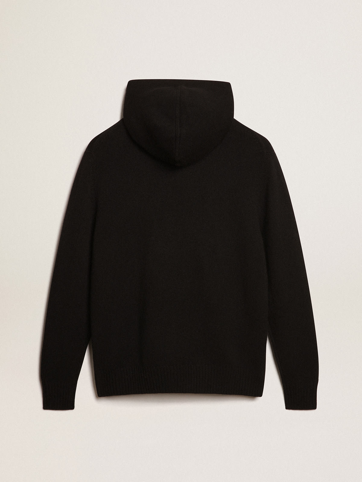 Golden Goose - Women’s black cashmere blend sweatshirt with hood  in 