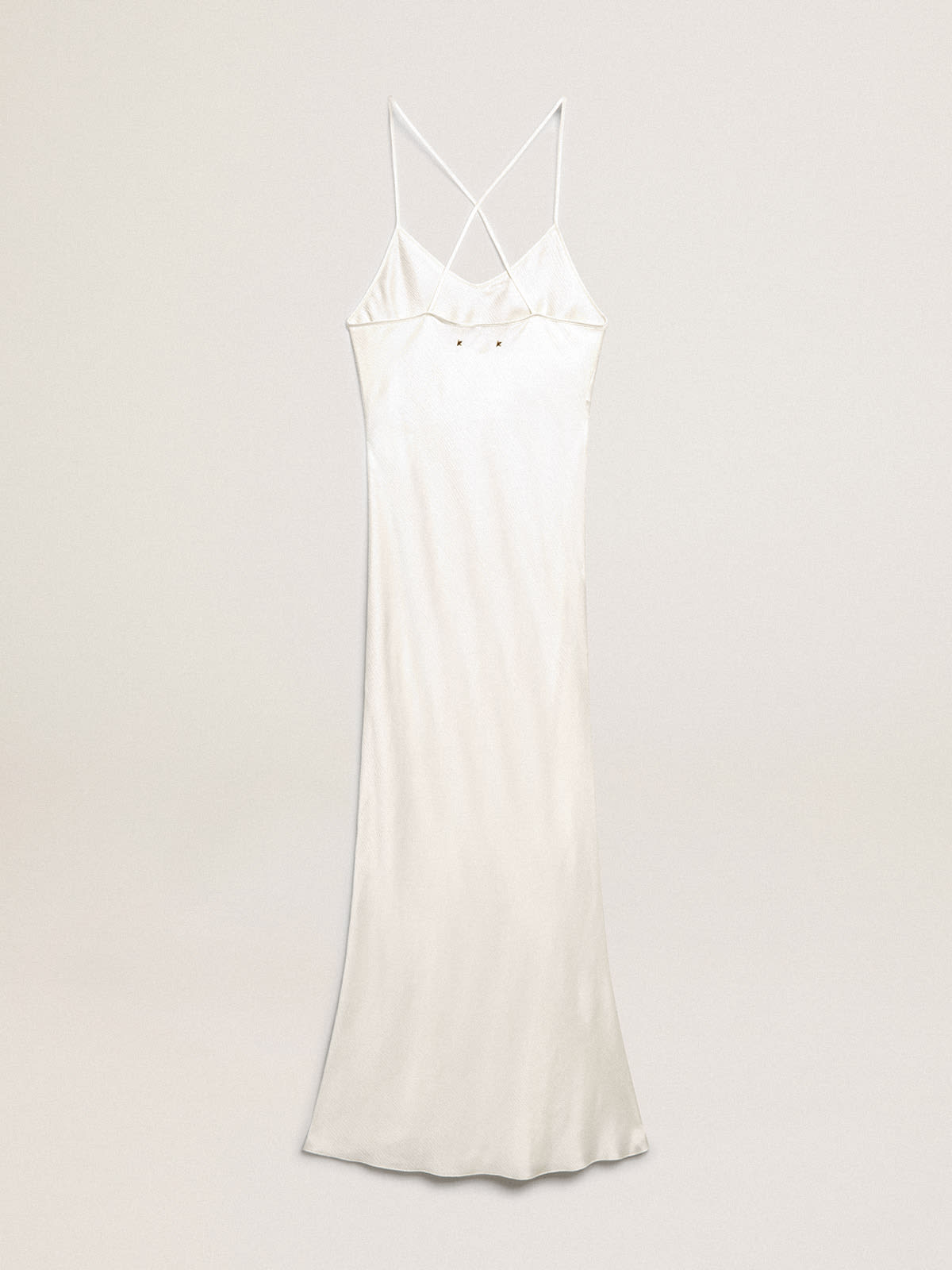 Golden Goose - Parchment-colored slip dress in 