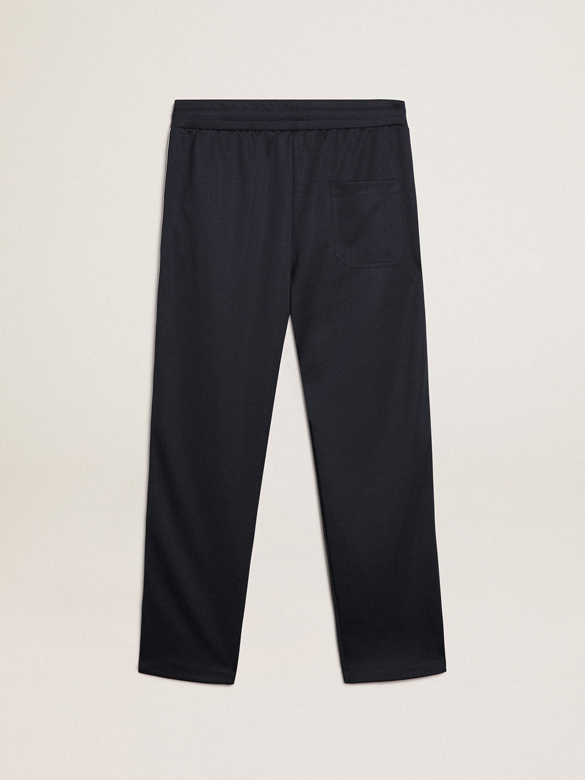 Golden Goose - Dark blue joggers with contrasting strip and stars in 