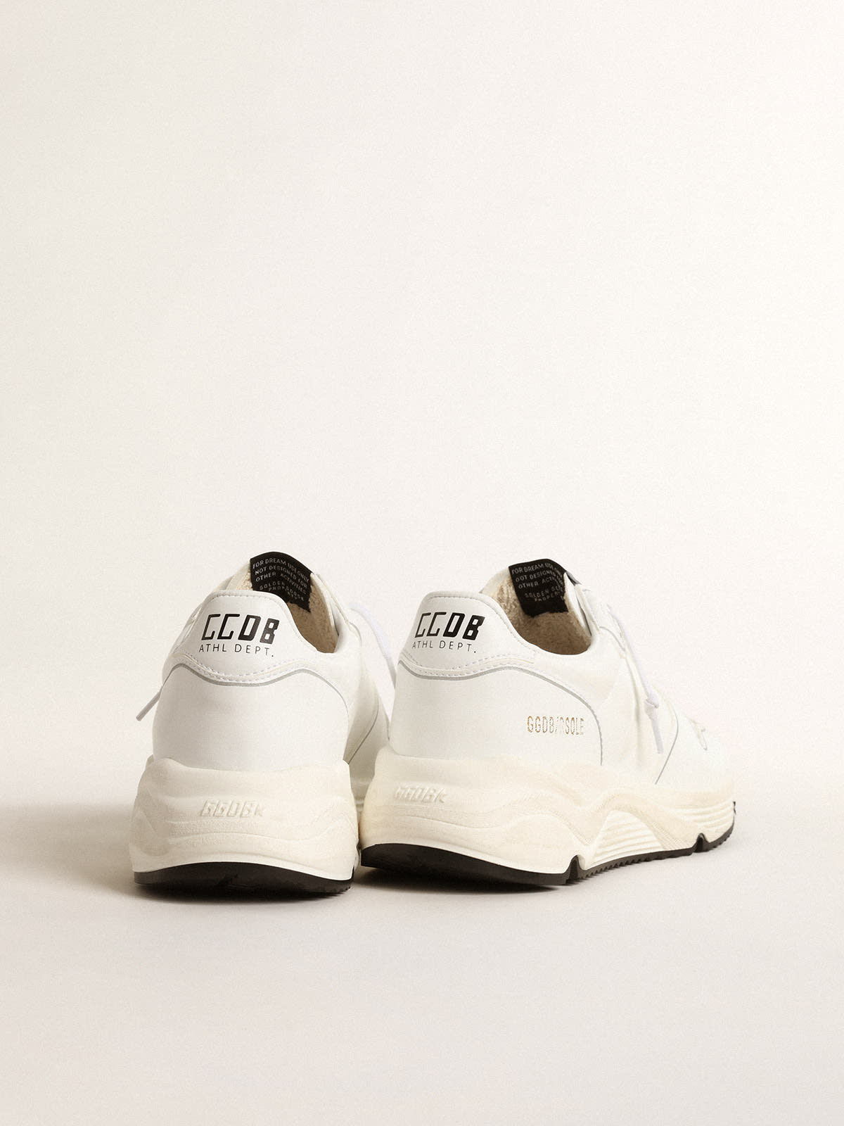 Golden goose running store sole white