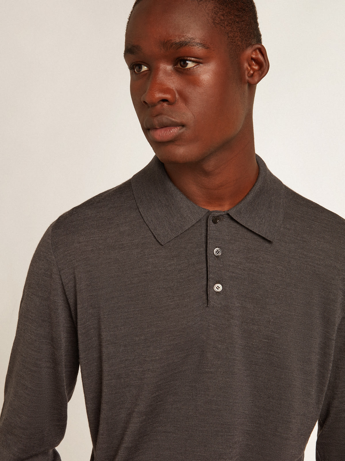 Polo discount laine homme