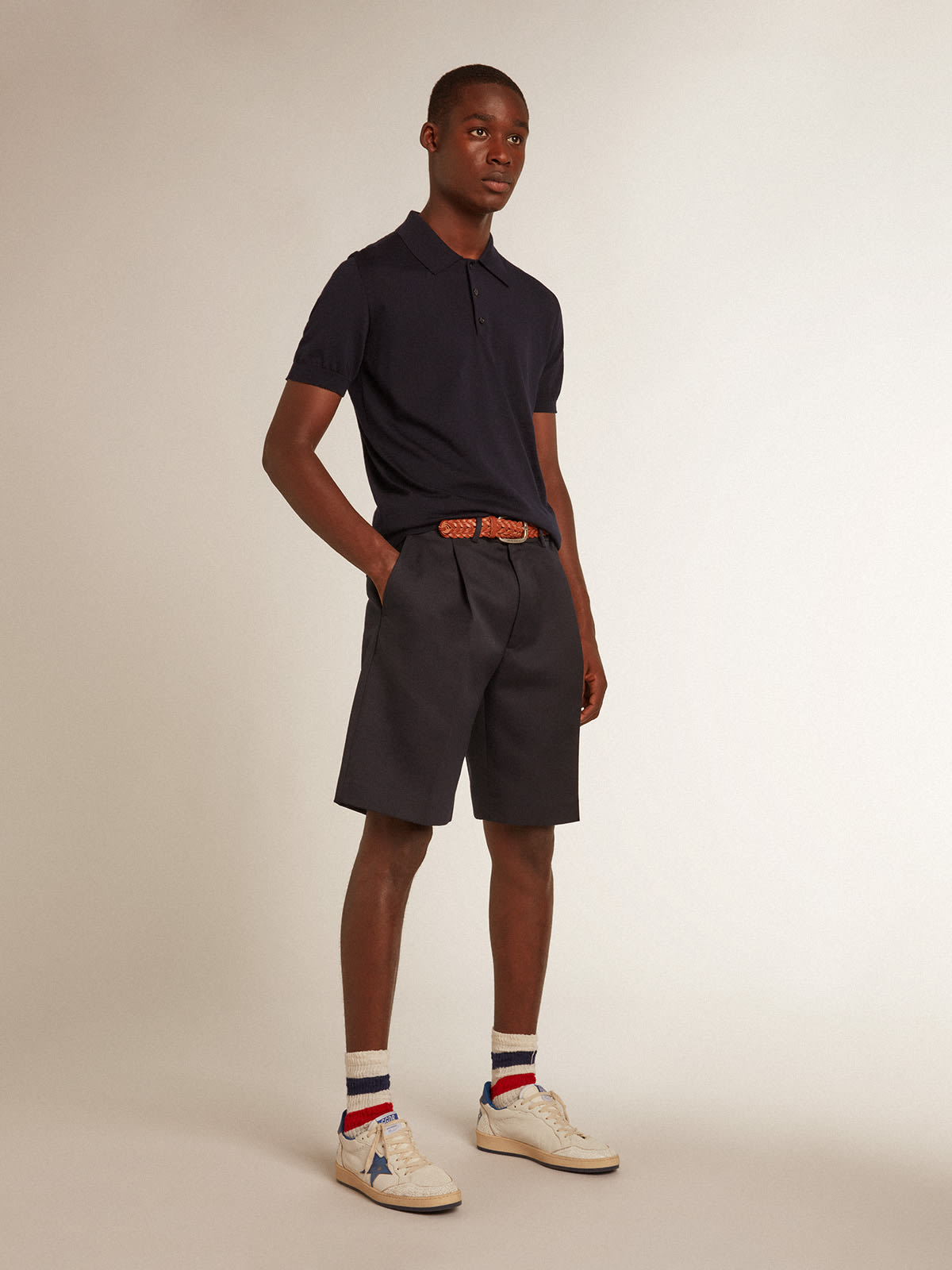 Black polo outlet shorts