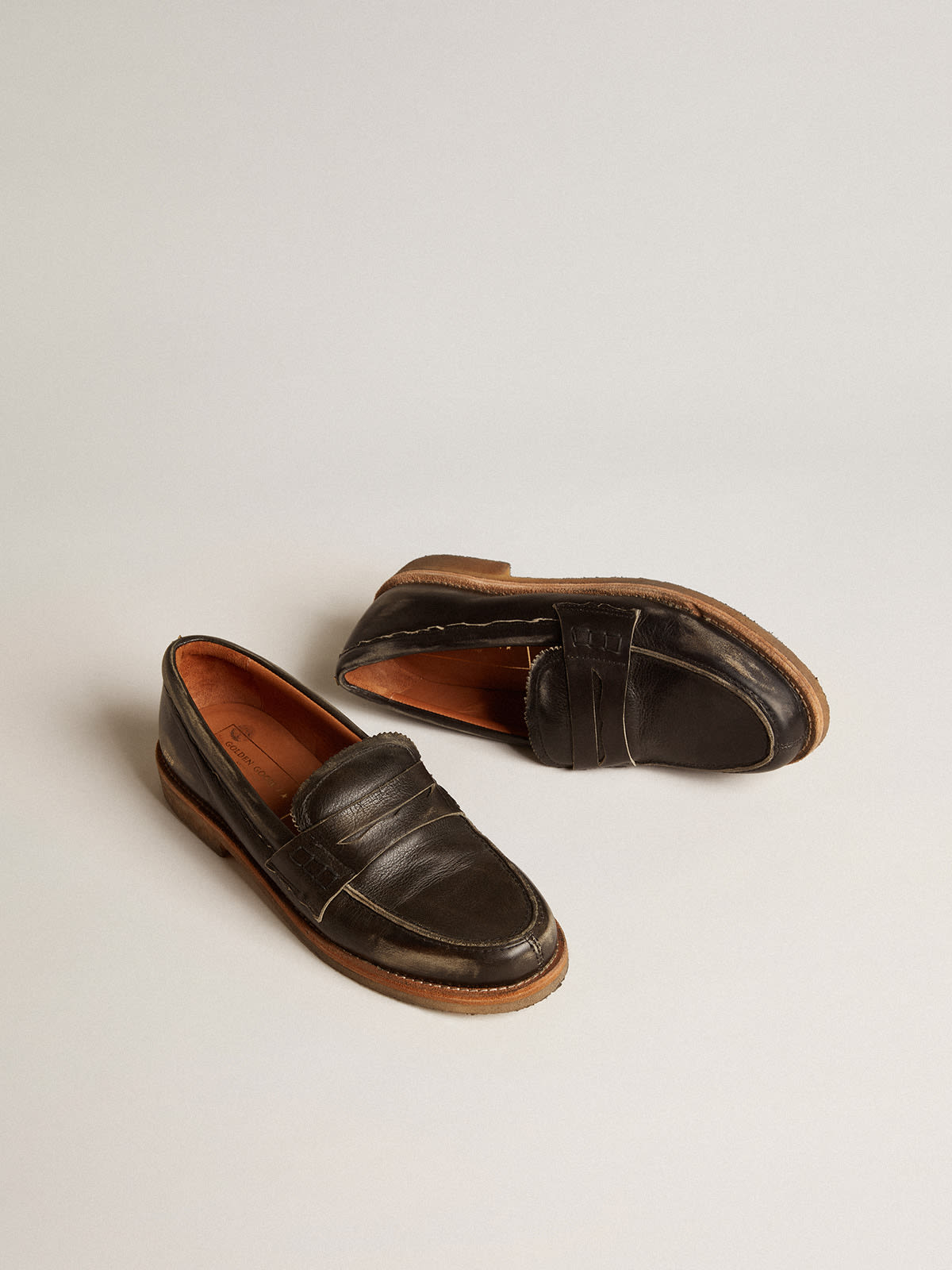 Women’s Jerry loafer in black leather