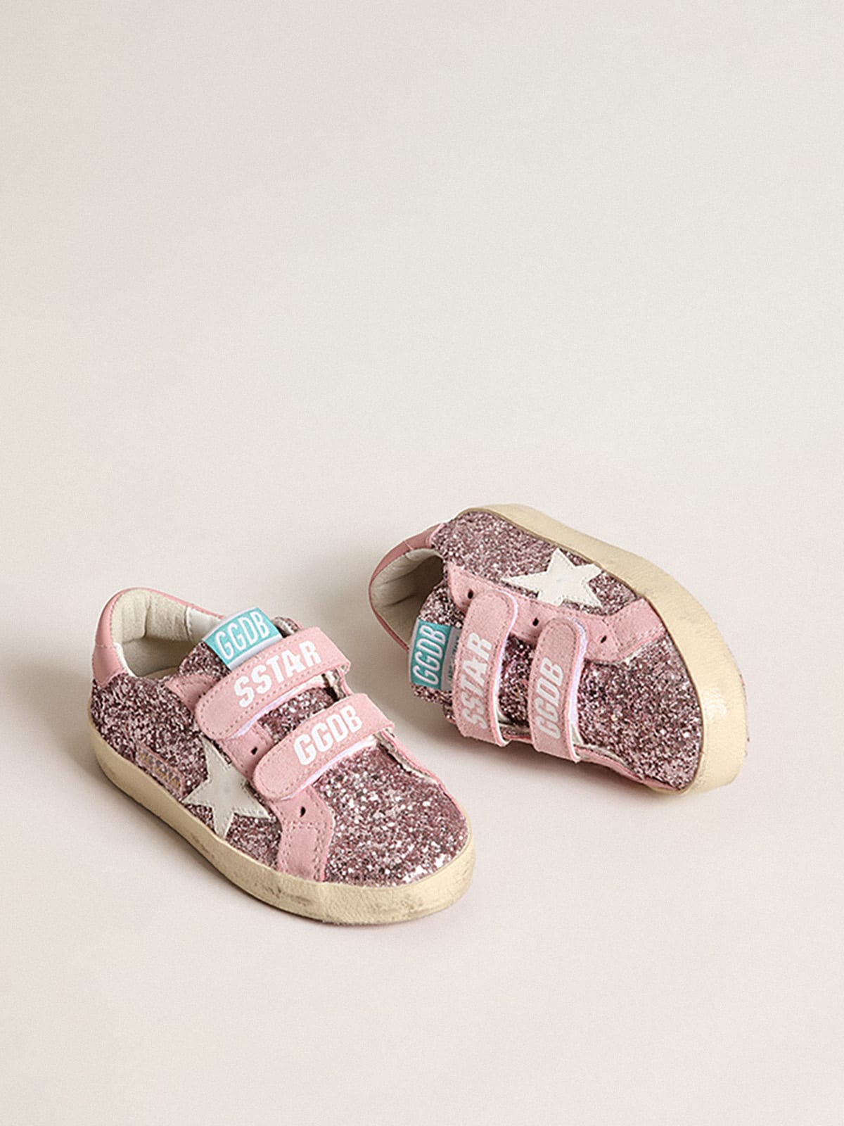 Baby June Velcro Sneakers - Silver 27