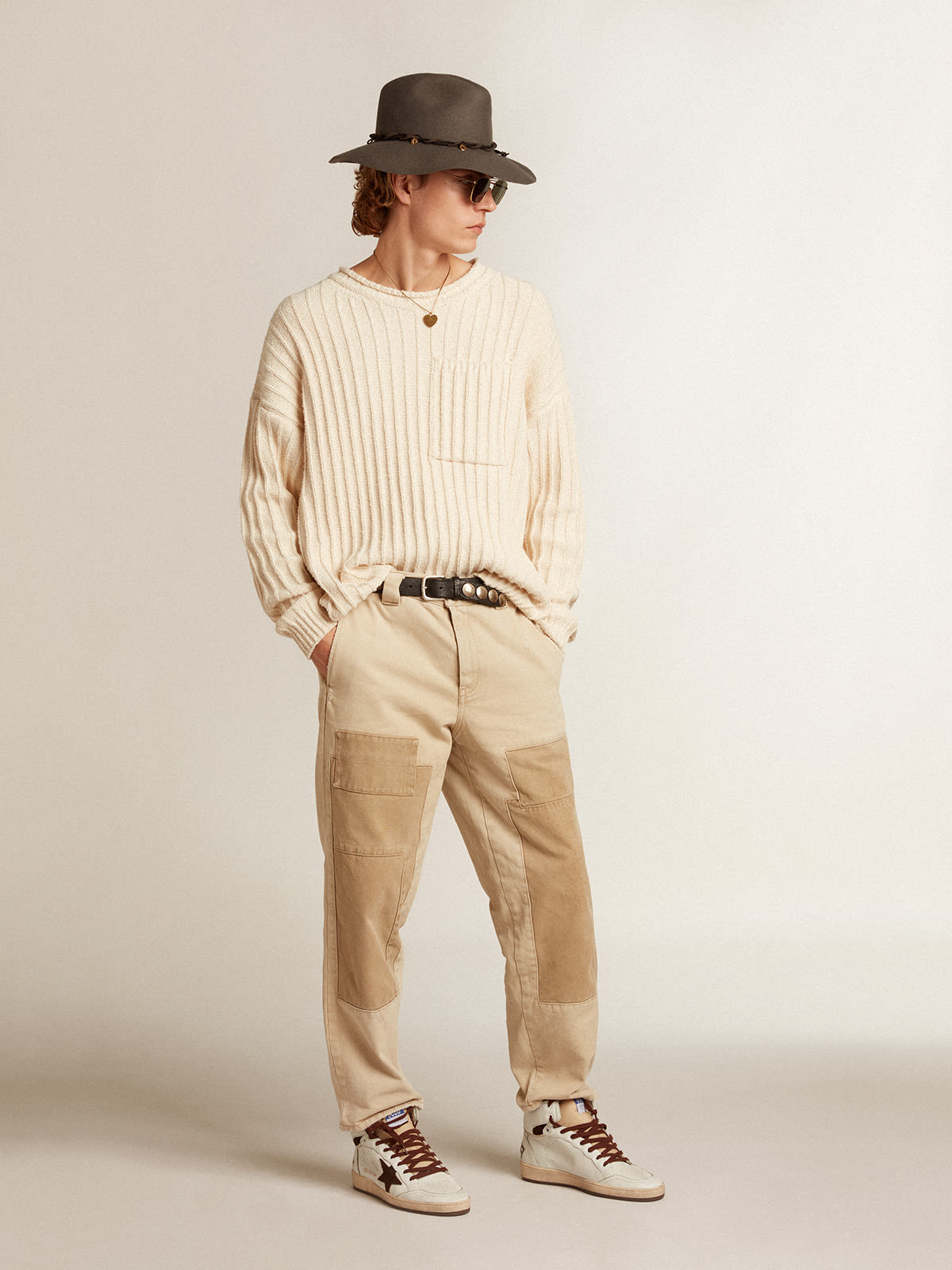 Golden store goose pants