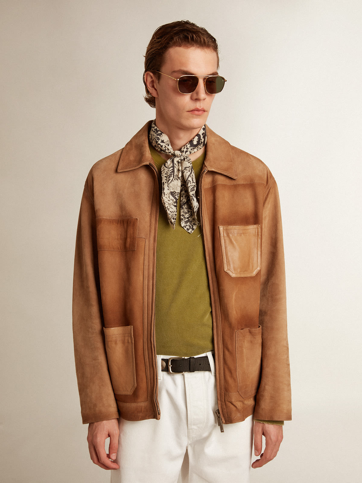 Golden goose suede clearance jacket