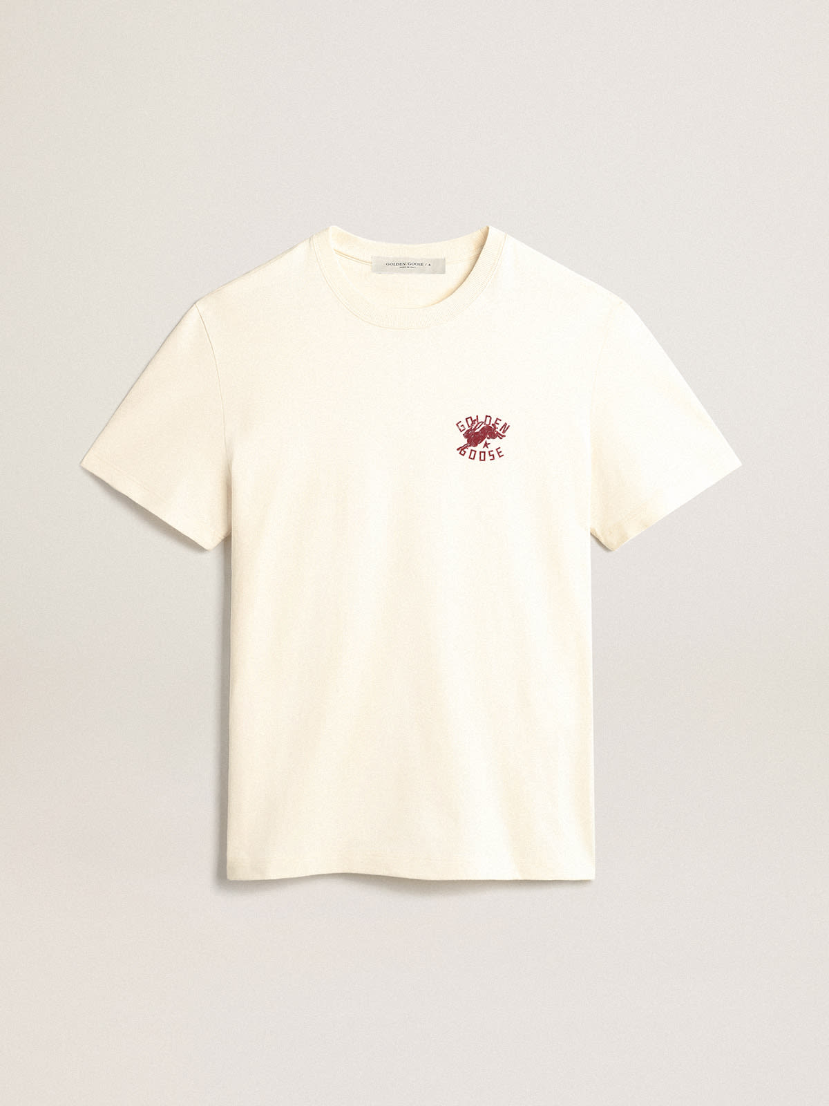 Men’s heritage white T-shirt with CNY logo