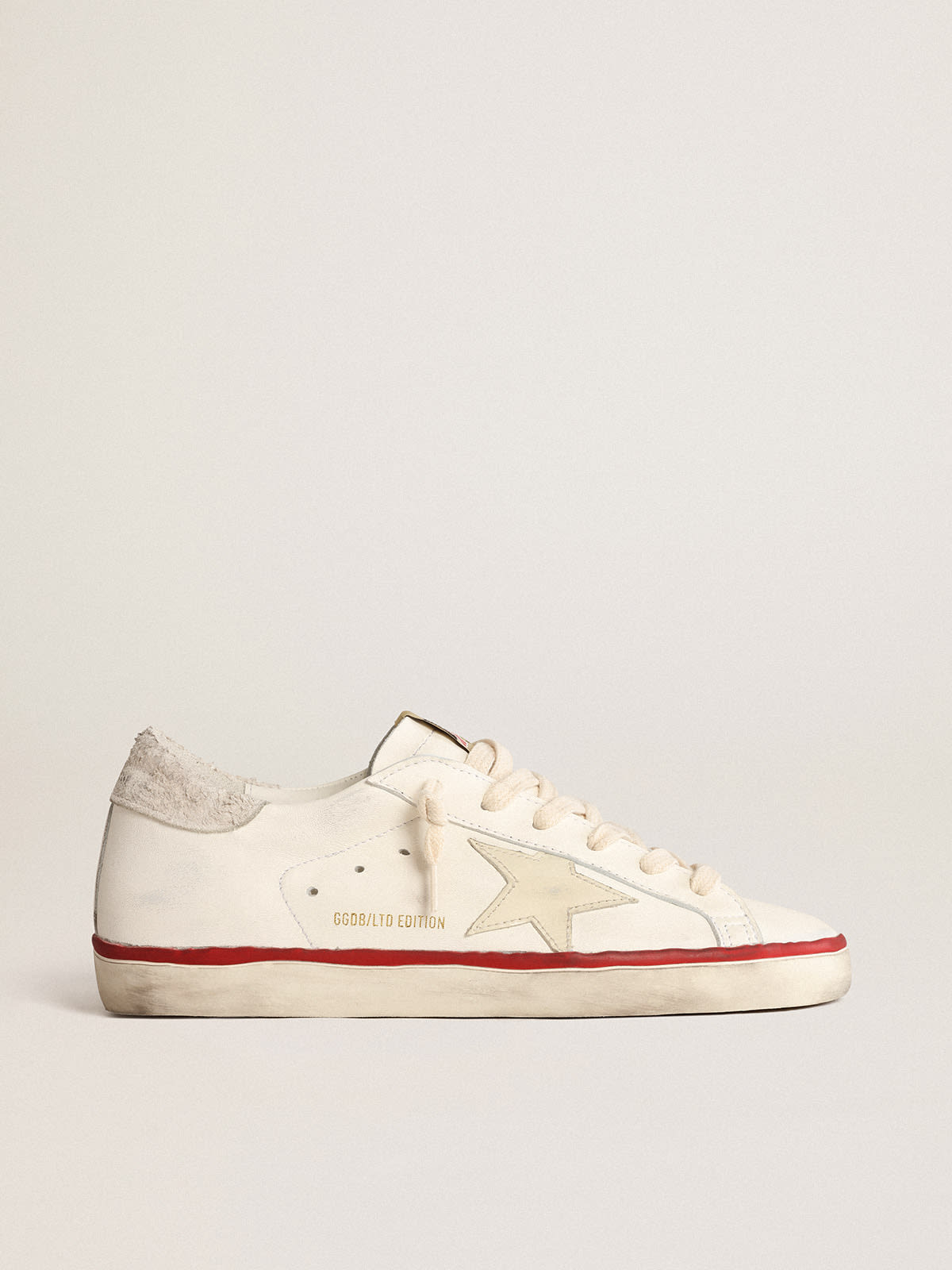 Golden Goose - Women’s Super-Star LTD CNY in nappa leather with ivory star in 