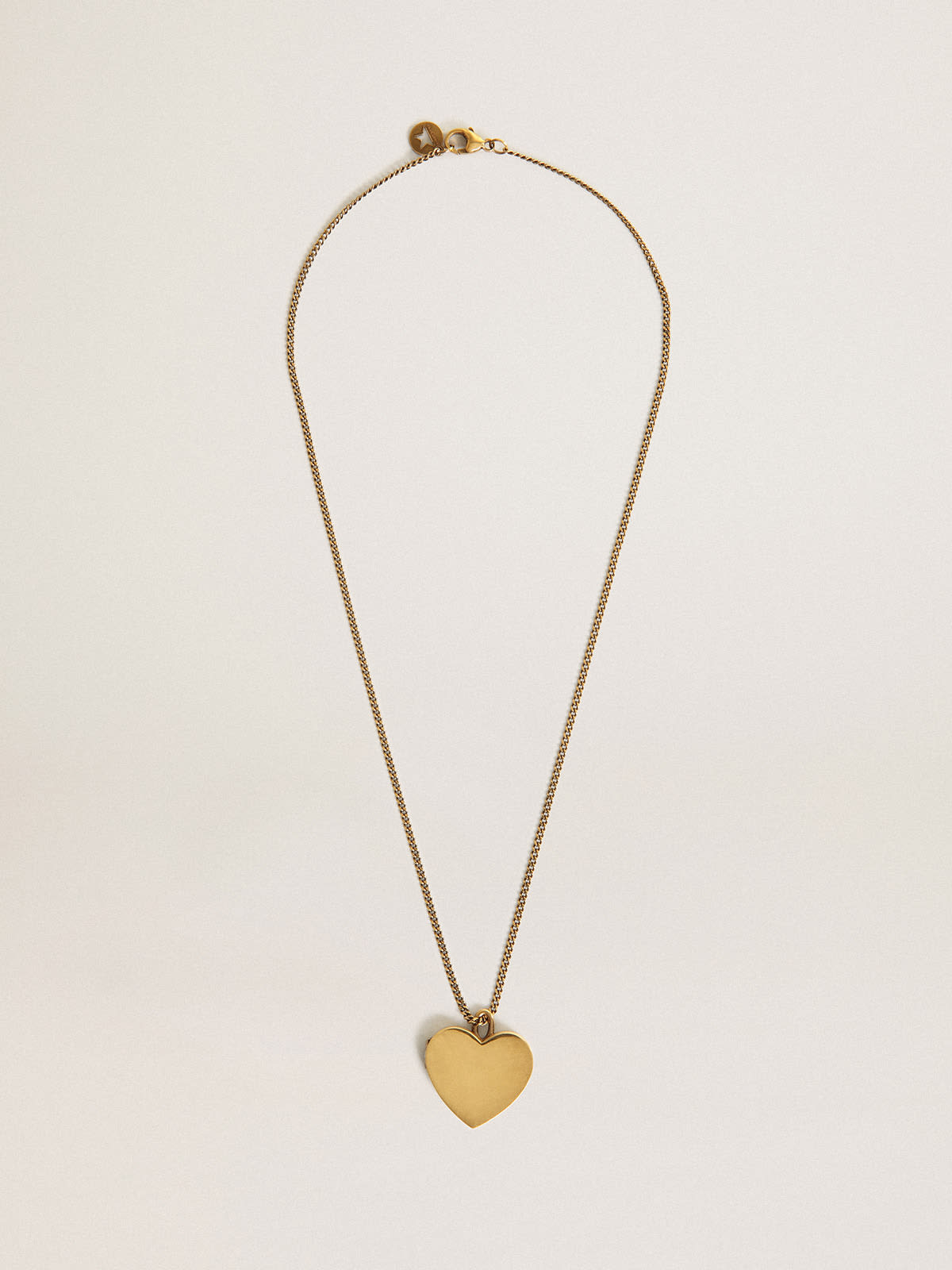 Gold Charm LV Necklace – Simply Caii