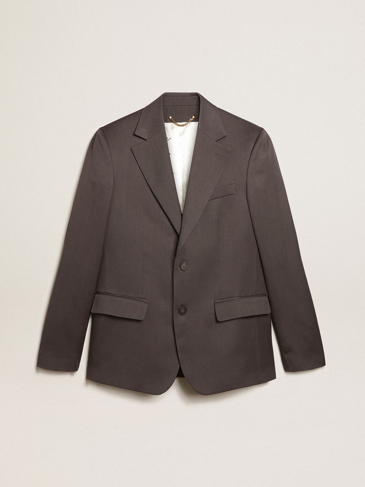 Golden Goose - Single-breasted blazer in gray wool  in 