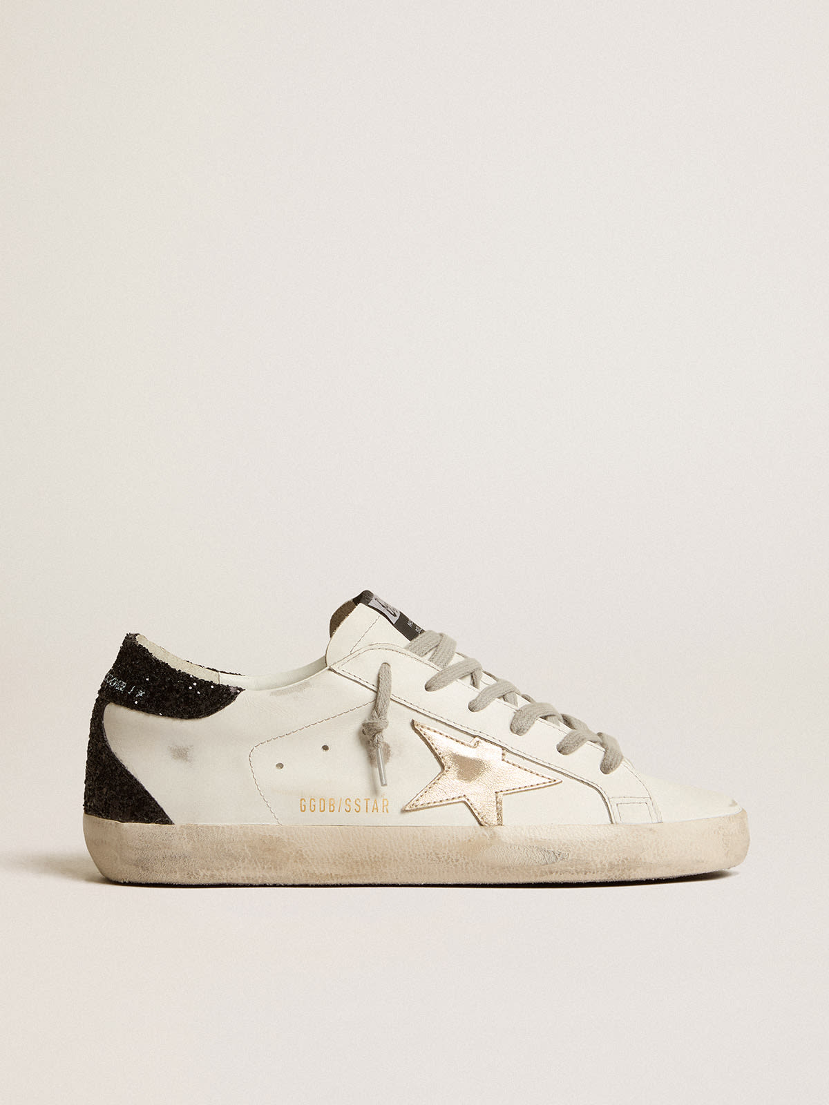 Golden Goose Super-Star Low Top Sneaker White/Platinum/Black