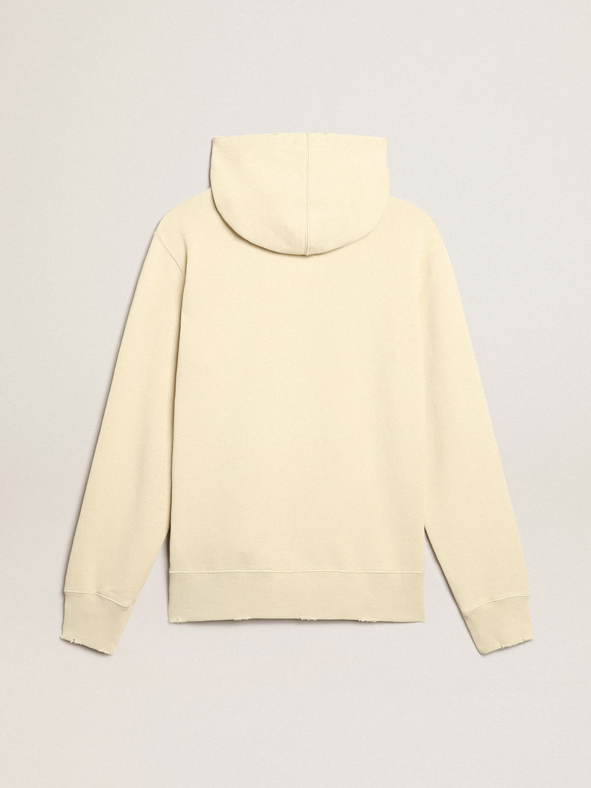 Golden Goose - Marzipan-colored sweatshirt with lettering on the front in 