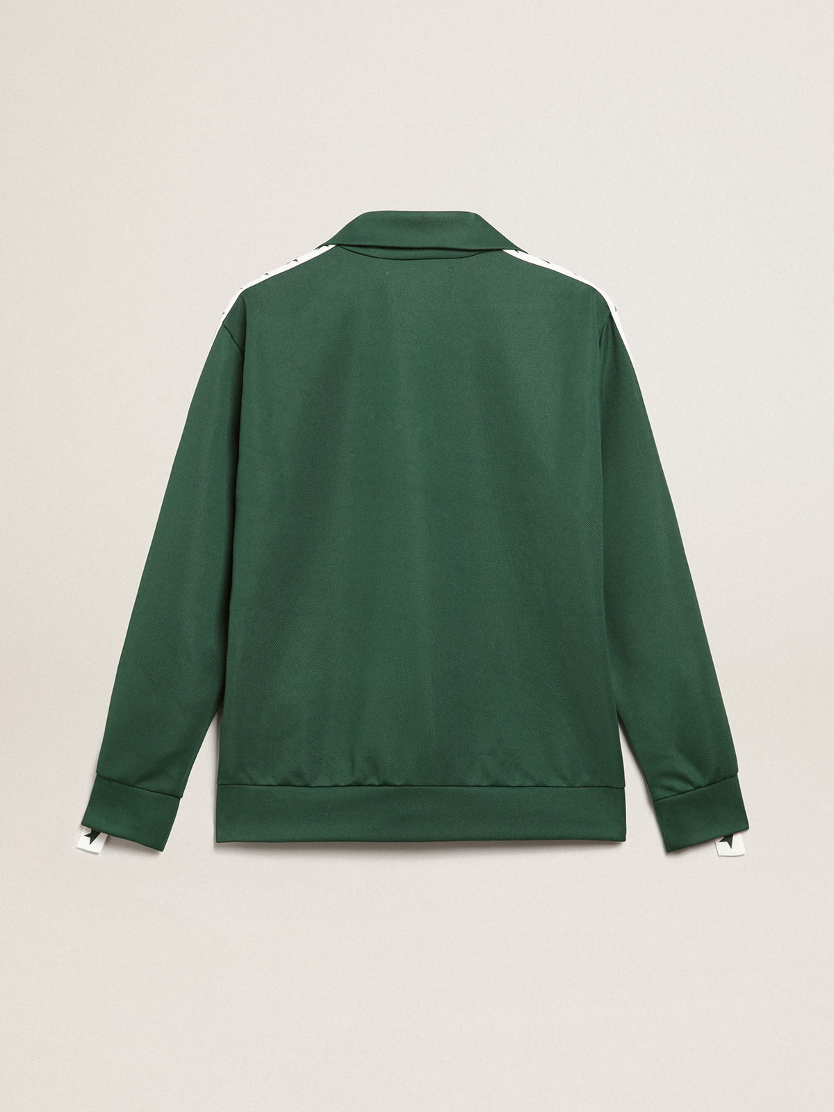 Golden Goose - Men's bright green zipped sweatshirt in 