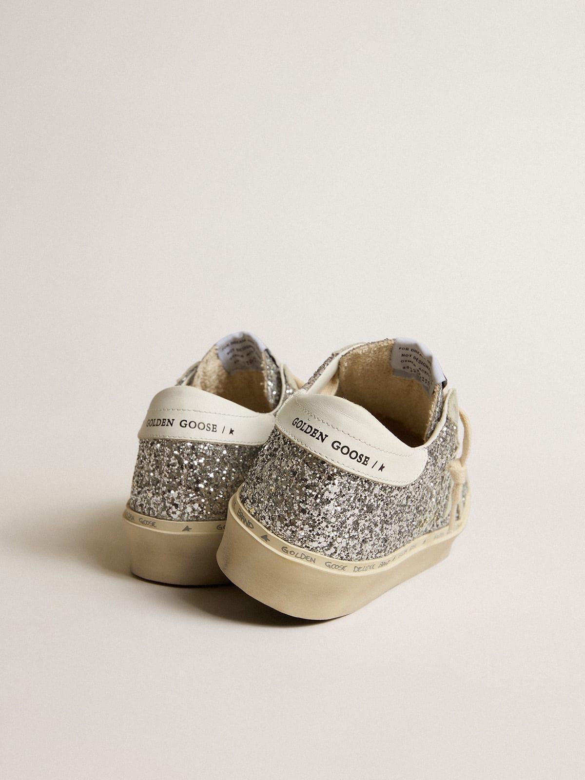 Golden goose hi sales star silver glitter