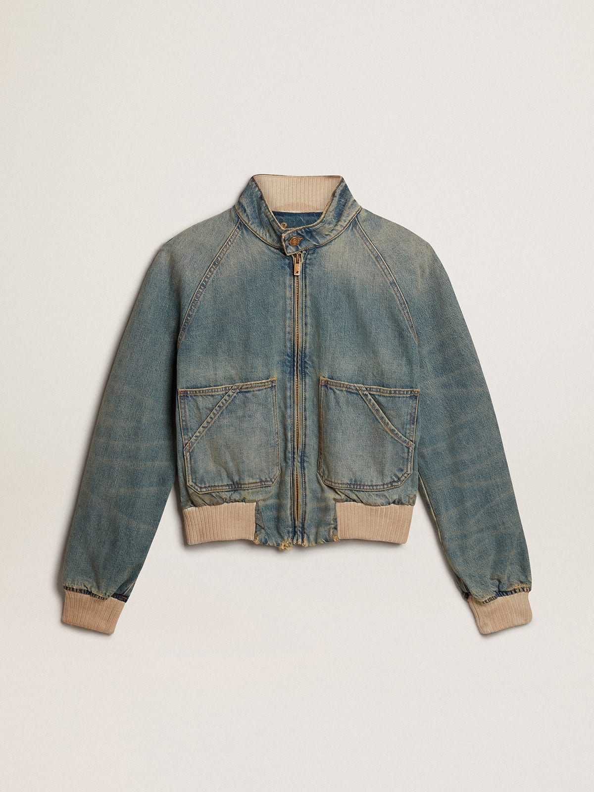 Golden Goose - Women’s denim bomber jacket in 