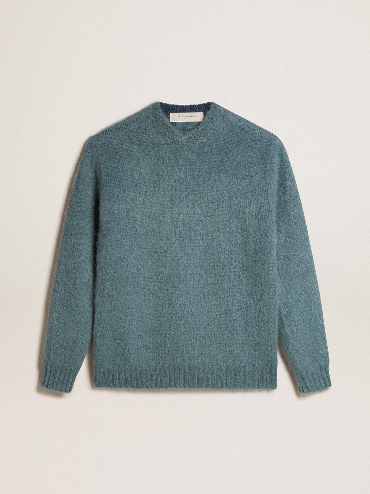 Golden Goose - Powder-blue mohair sweater in 