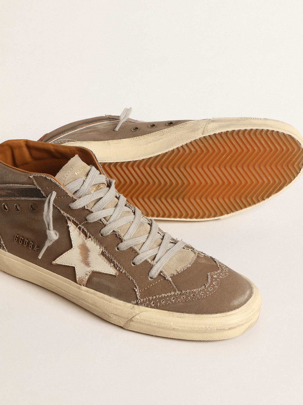 Golden goose blanche et verte sale