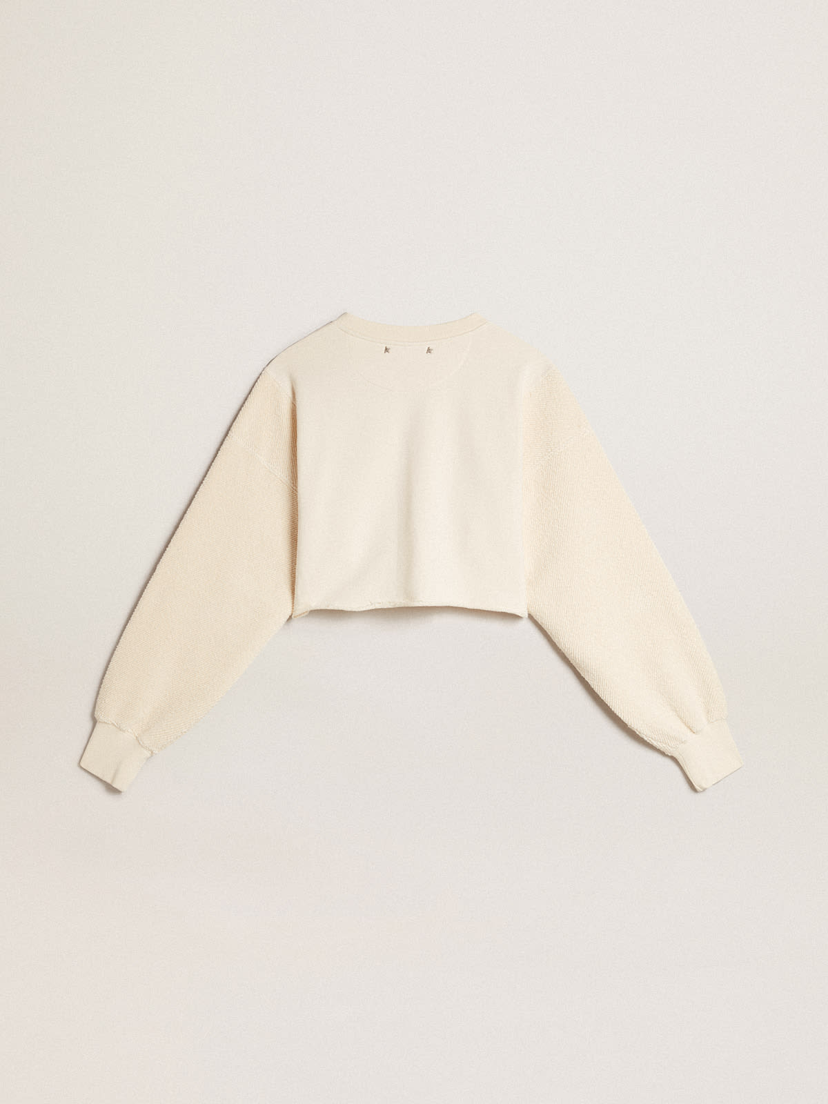 Cream on sale cropped sweatshirt