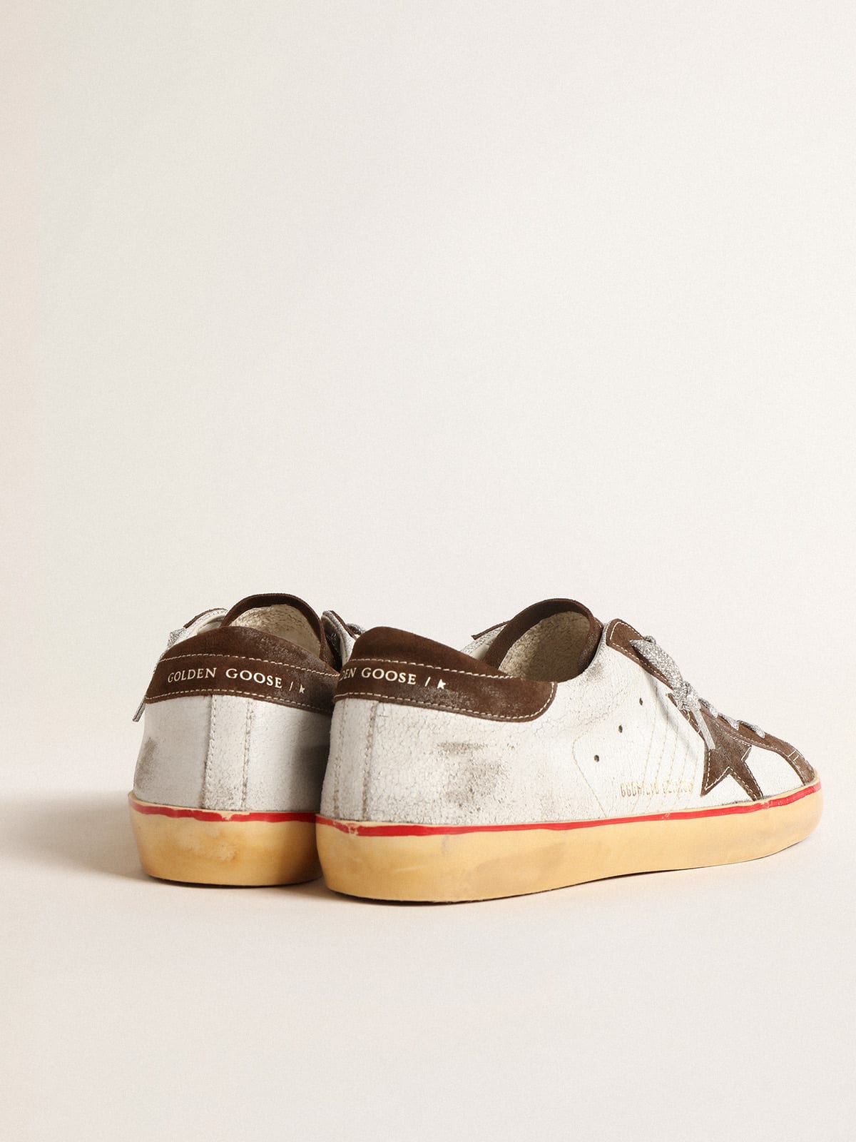 Super-Star LTD with brown suede star and heel tab | Golden Goose