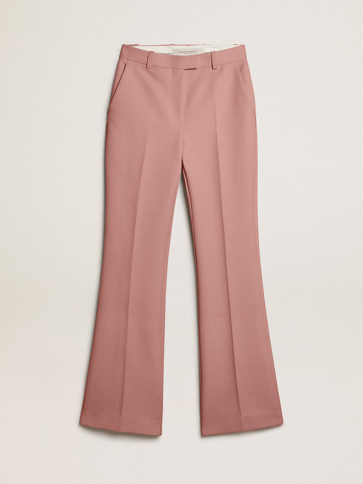 WOMAN GOLDEN GOOSE PINK POLYESTER PANT