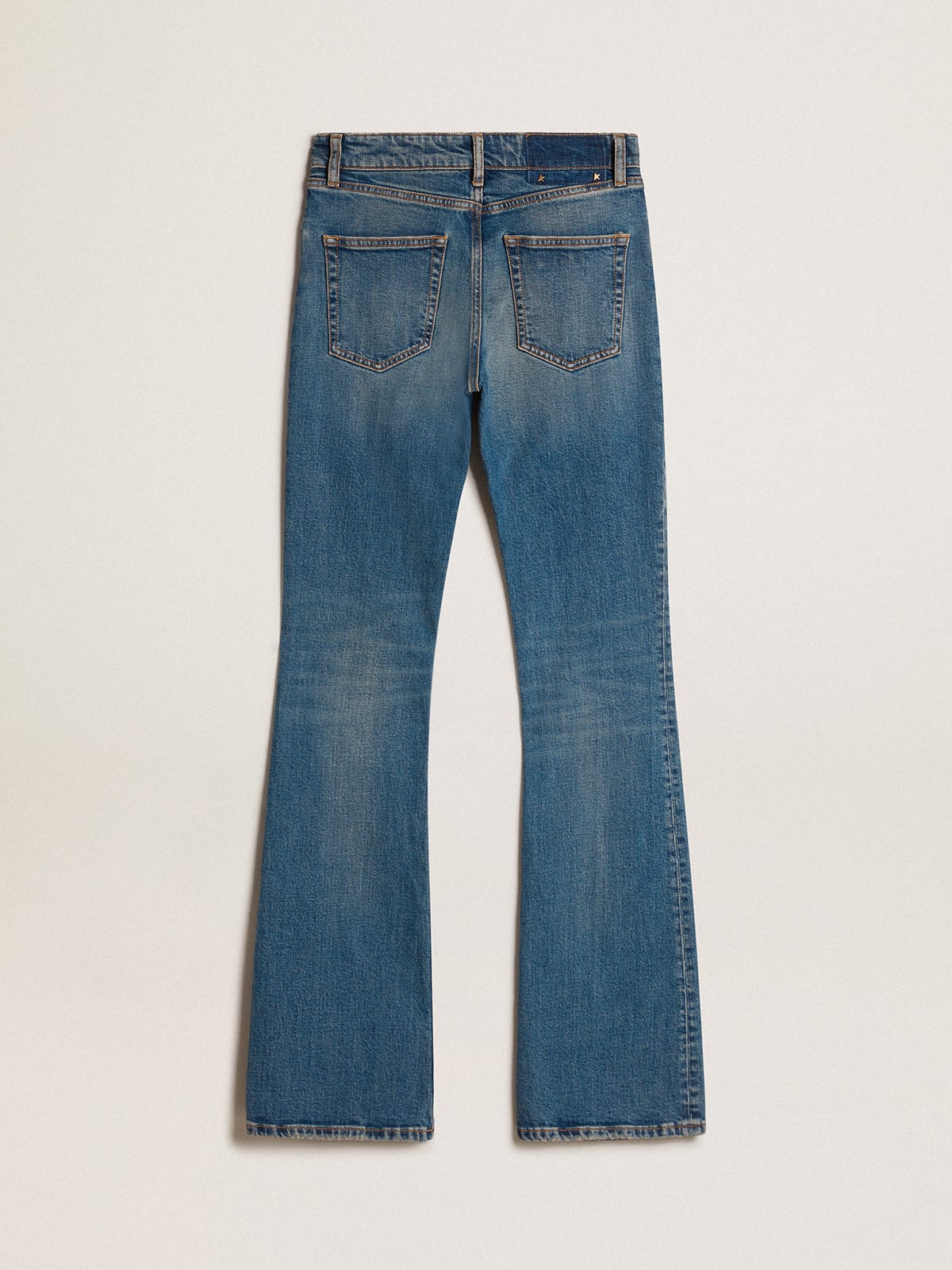 Golden Goose - Calça jeans azul em tecido stretch in 