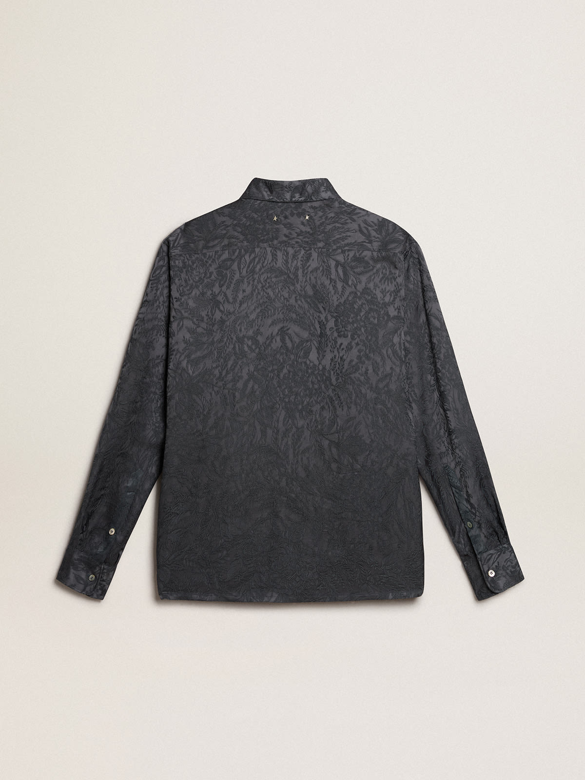 Golden Goose - Jacquard shirt with all-over toile de jouy pattern in 