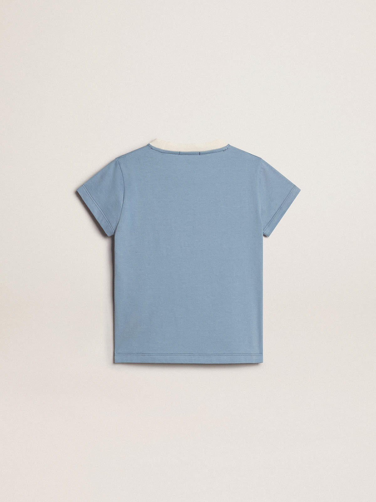 T shirt best sale bleu fille