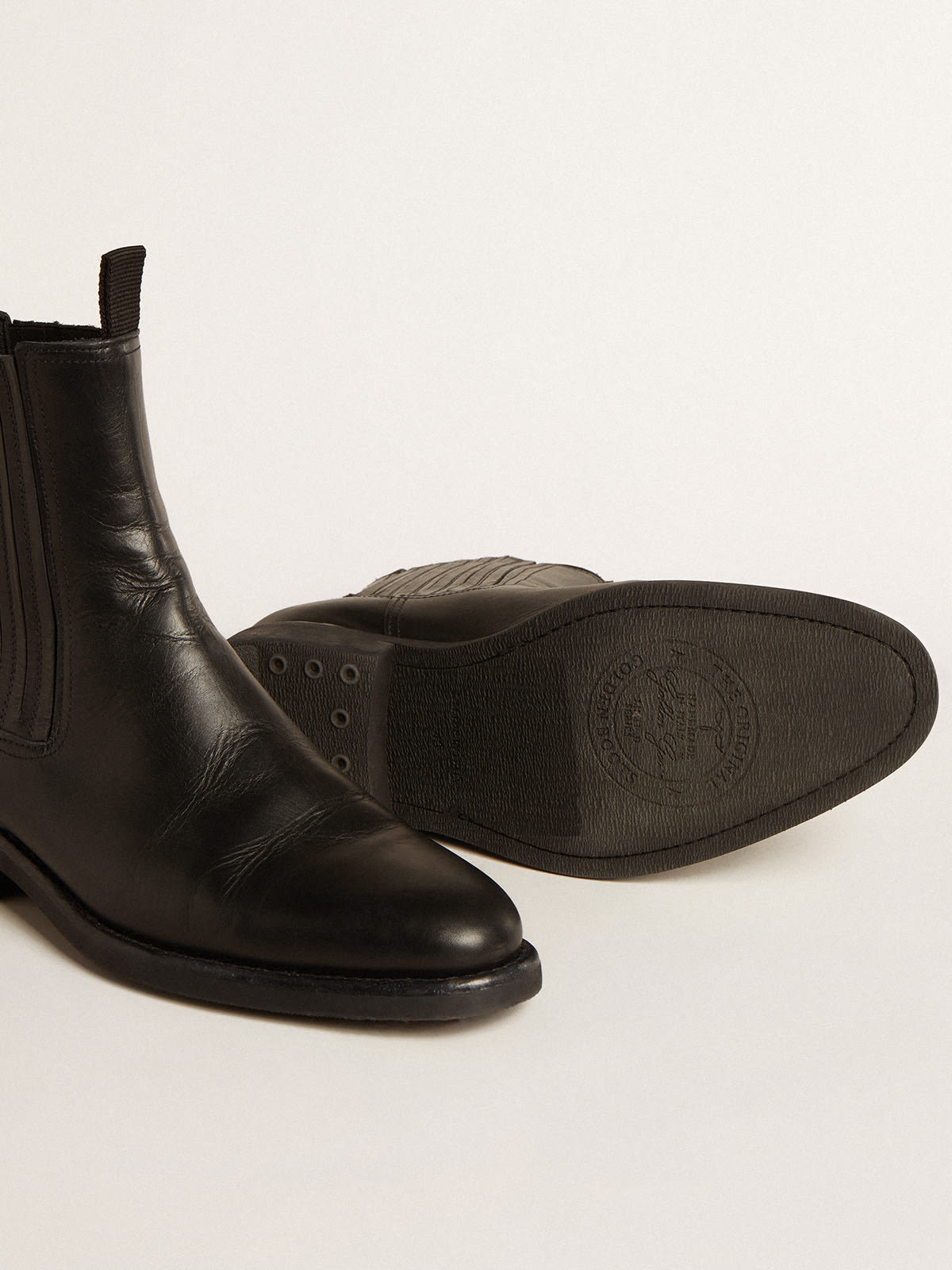 Golden Goose - Men’s Chelsea boots in black leather in 